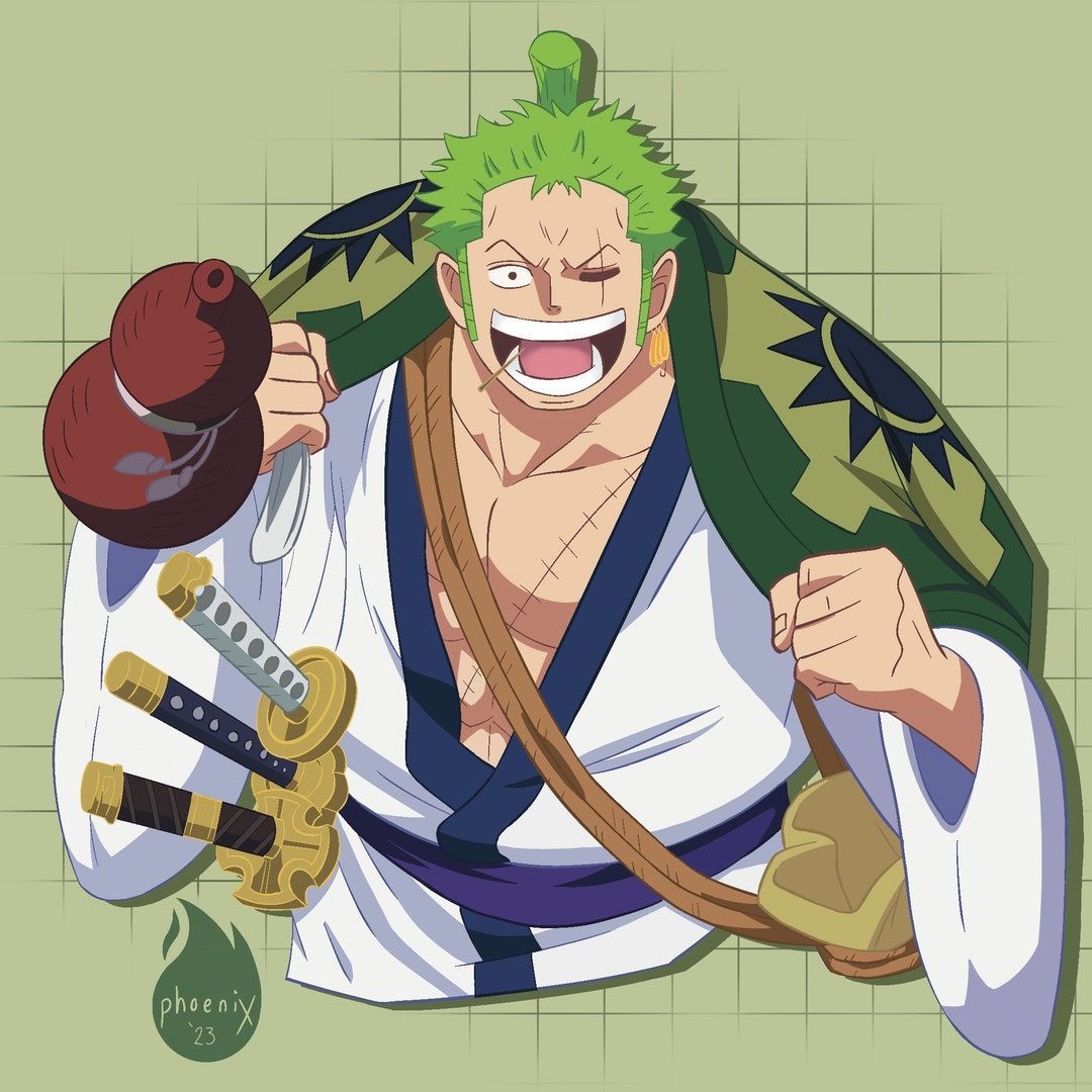 1080x1080 Wano Arc. Square Art Print