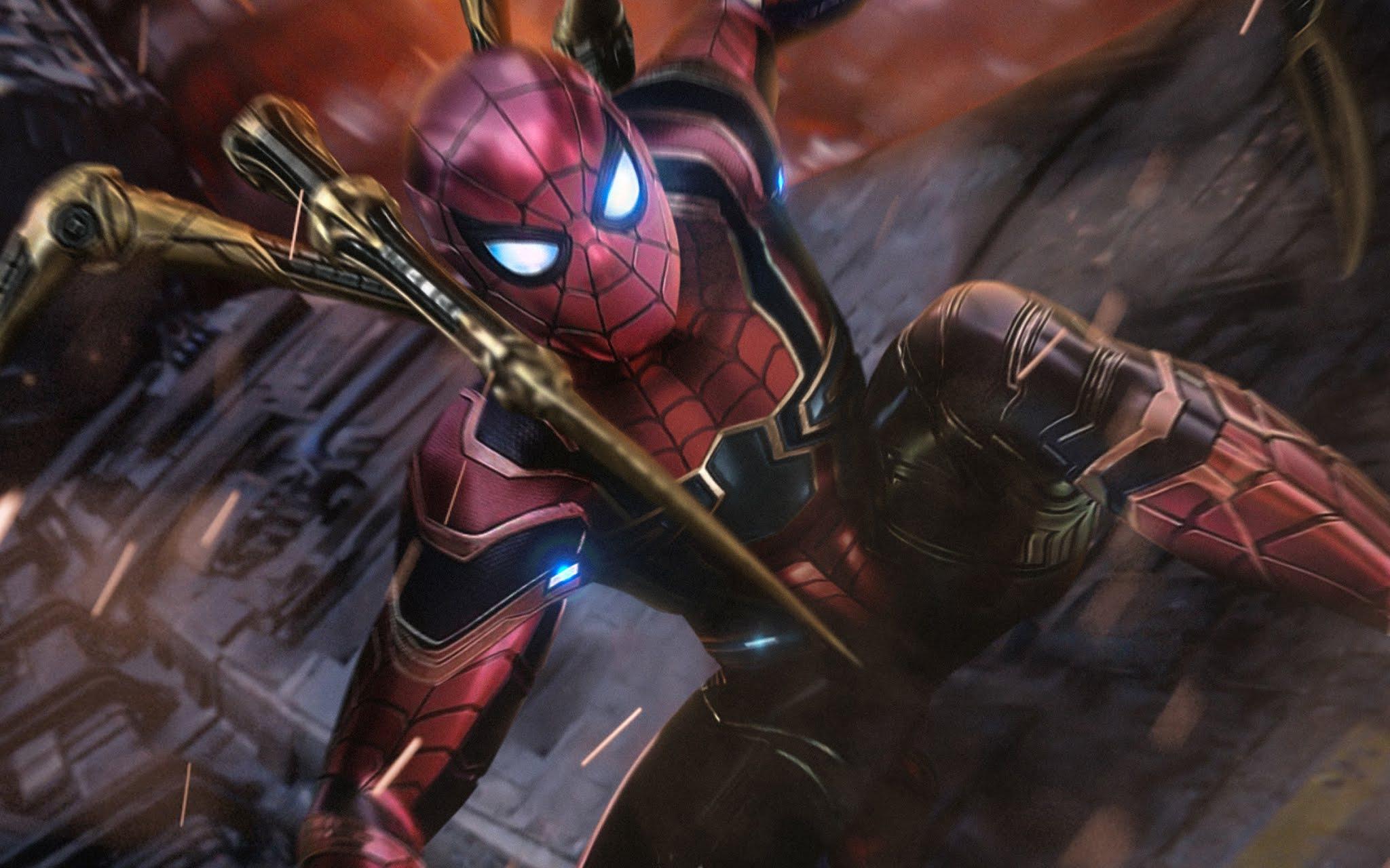2048x1280 Iron Spider Spider Man HD Wallpaper