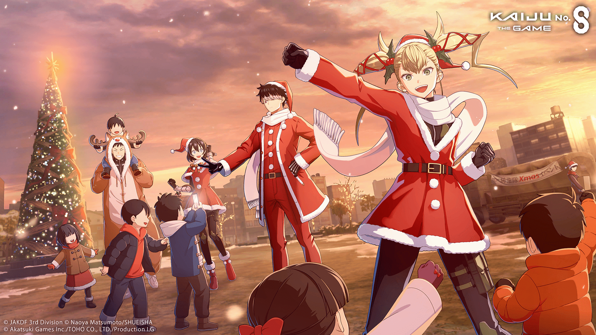 1920x1080 KAIJU NO. 8 THE GAME Main Story Chapter 6: Operation: Reclaim Christmas Eve Now Released! New 5 Gen Narumi Joins the Battle!