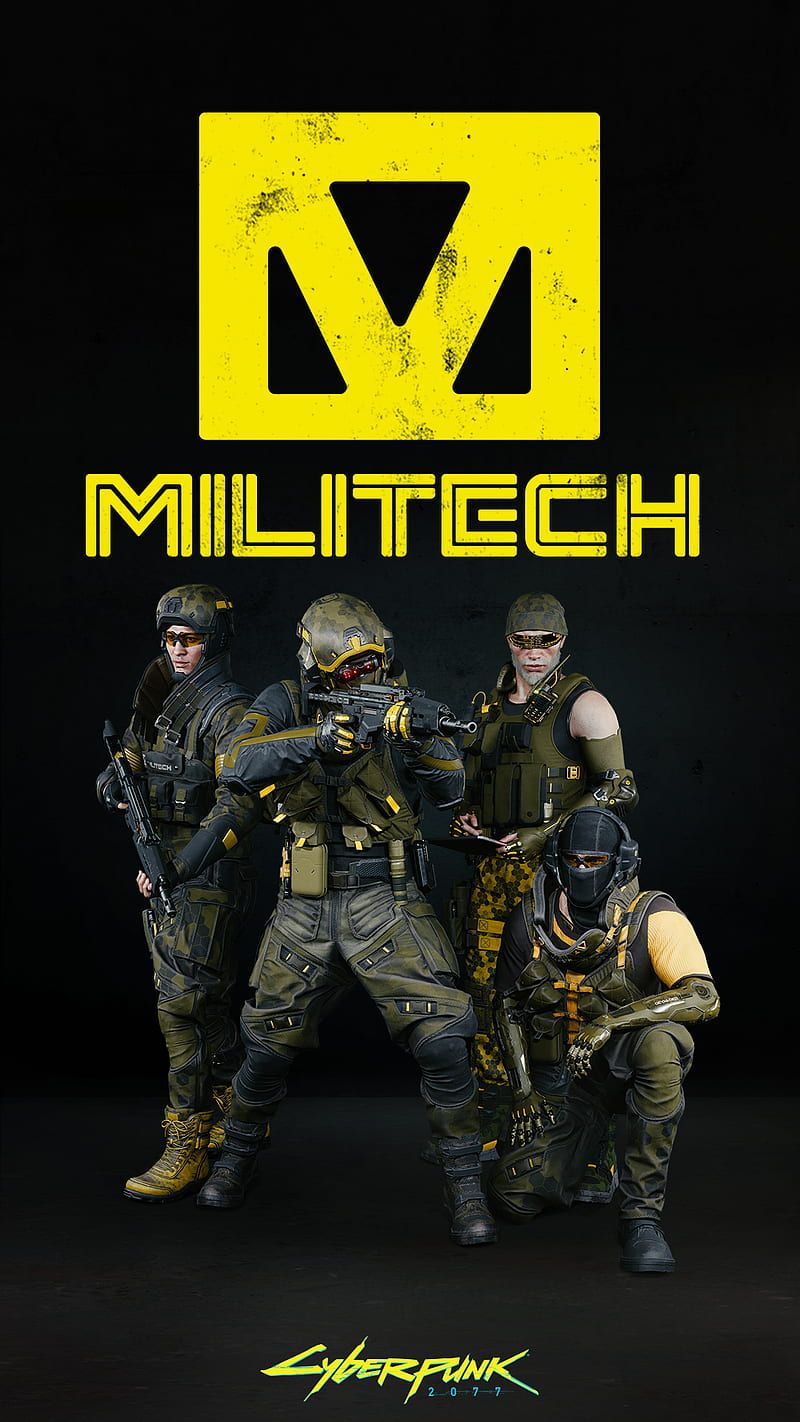 800x1422 Cyberpunk, Cyberpunk Militech, video games, HD phone wallpaper