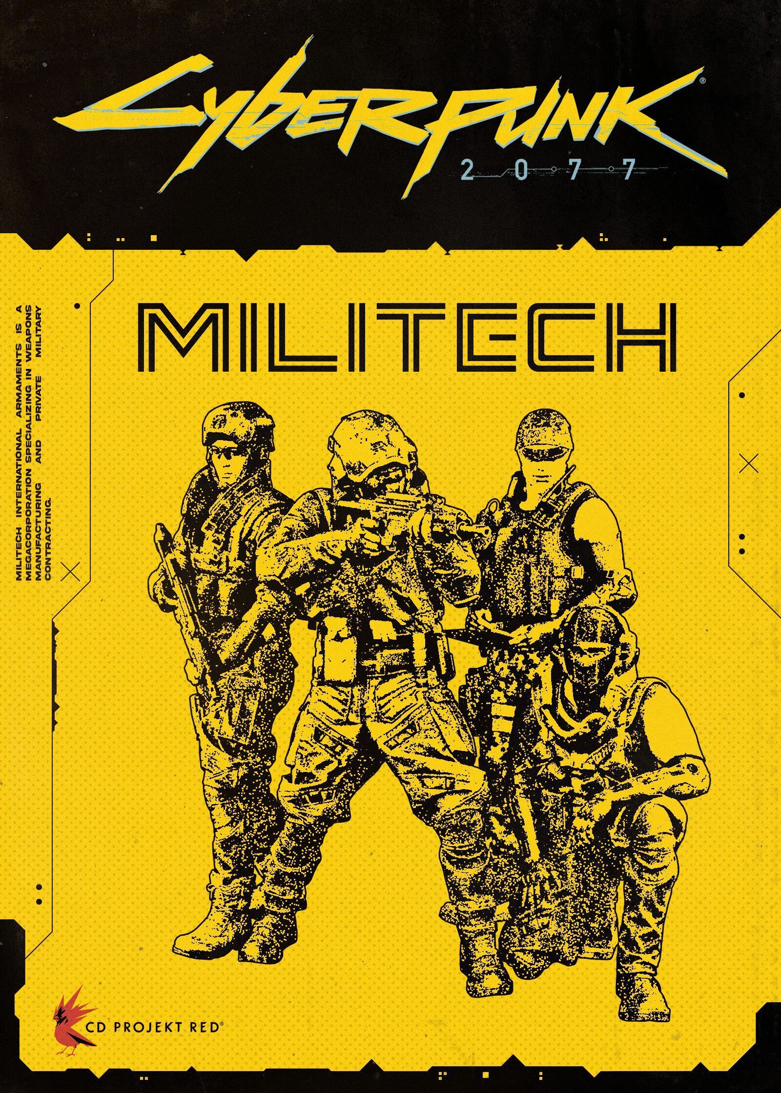 1600x2240 Cyberpunk 2077 Poster: Militech