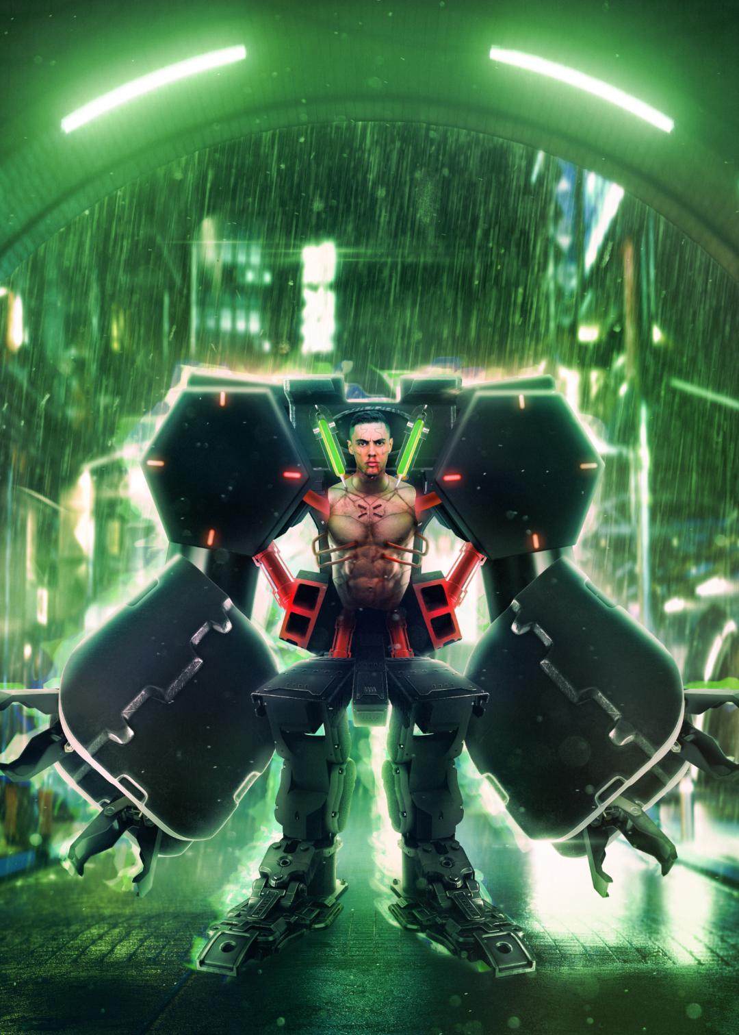 1080x1511 Militech Suit Fan Art! Cyber Psycho, By Me