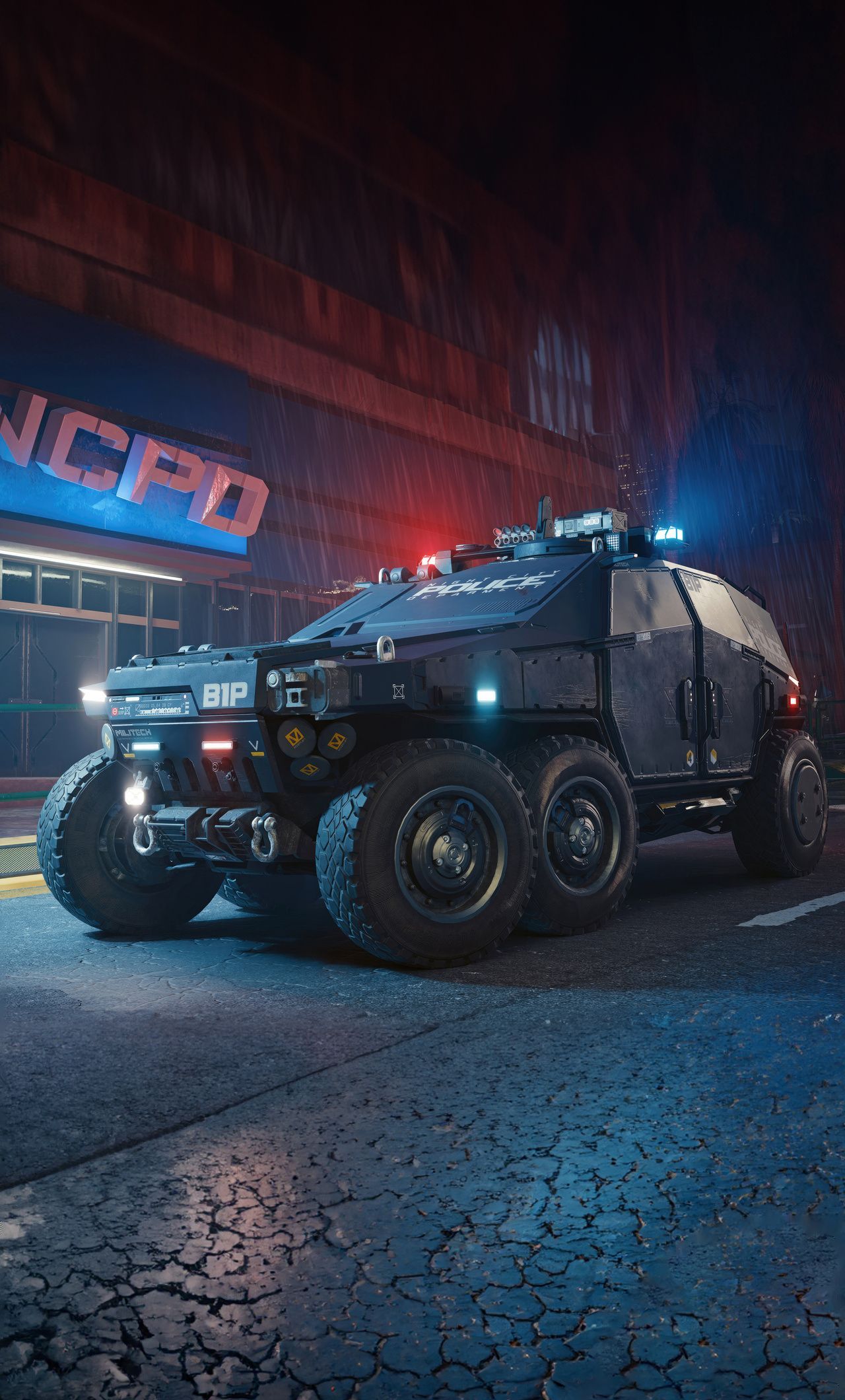 1280x2120 Cyberpunk 2077 Phantom Liberty Militech Hellhound iPhone , HD 4k Wallpaper, Image, Background, Photos and Picture