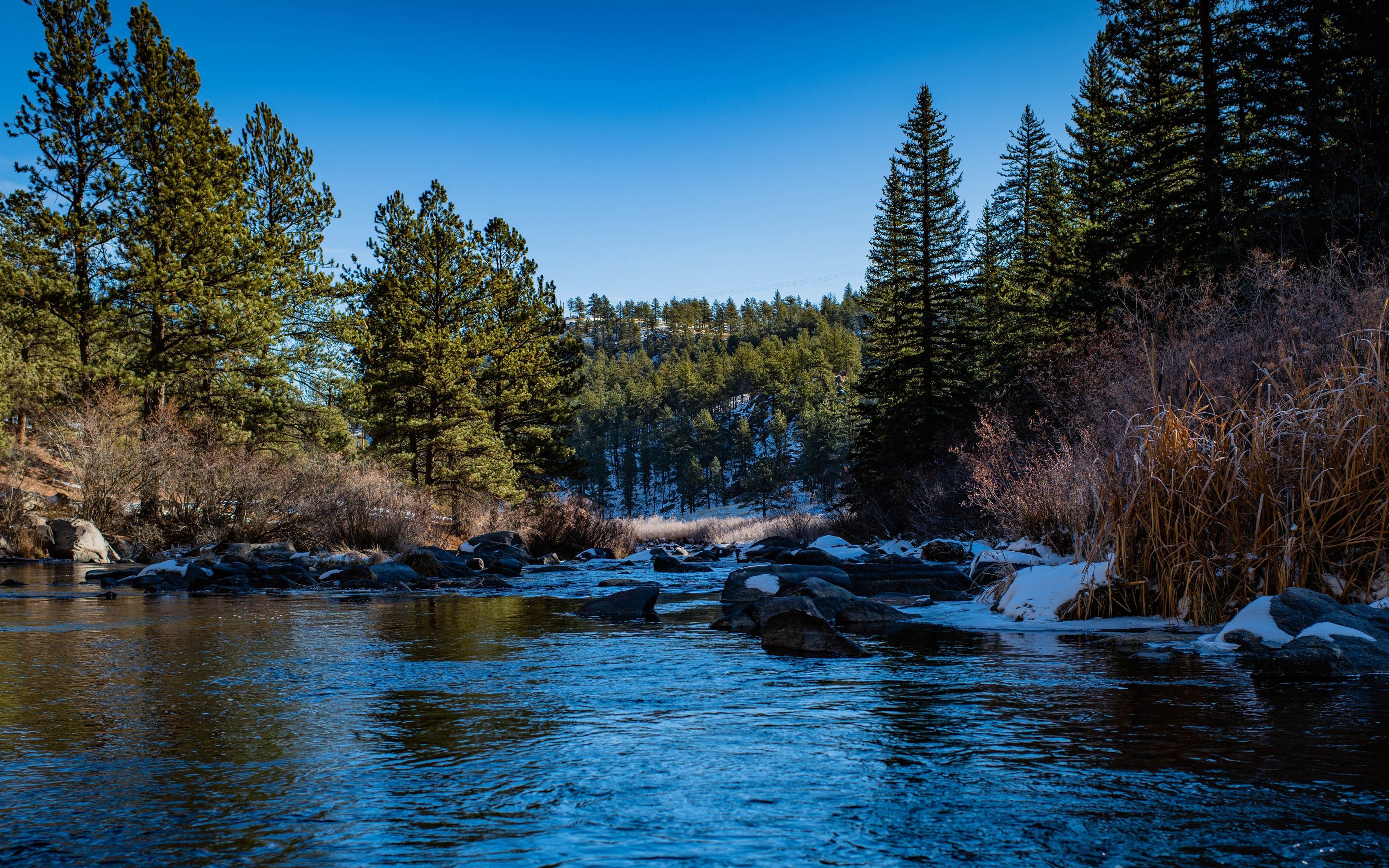 3200x2000 Lake George Serenity: Colorado's Rocky Nature Escape in HD