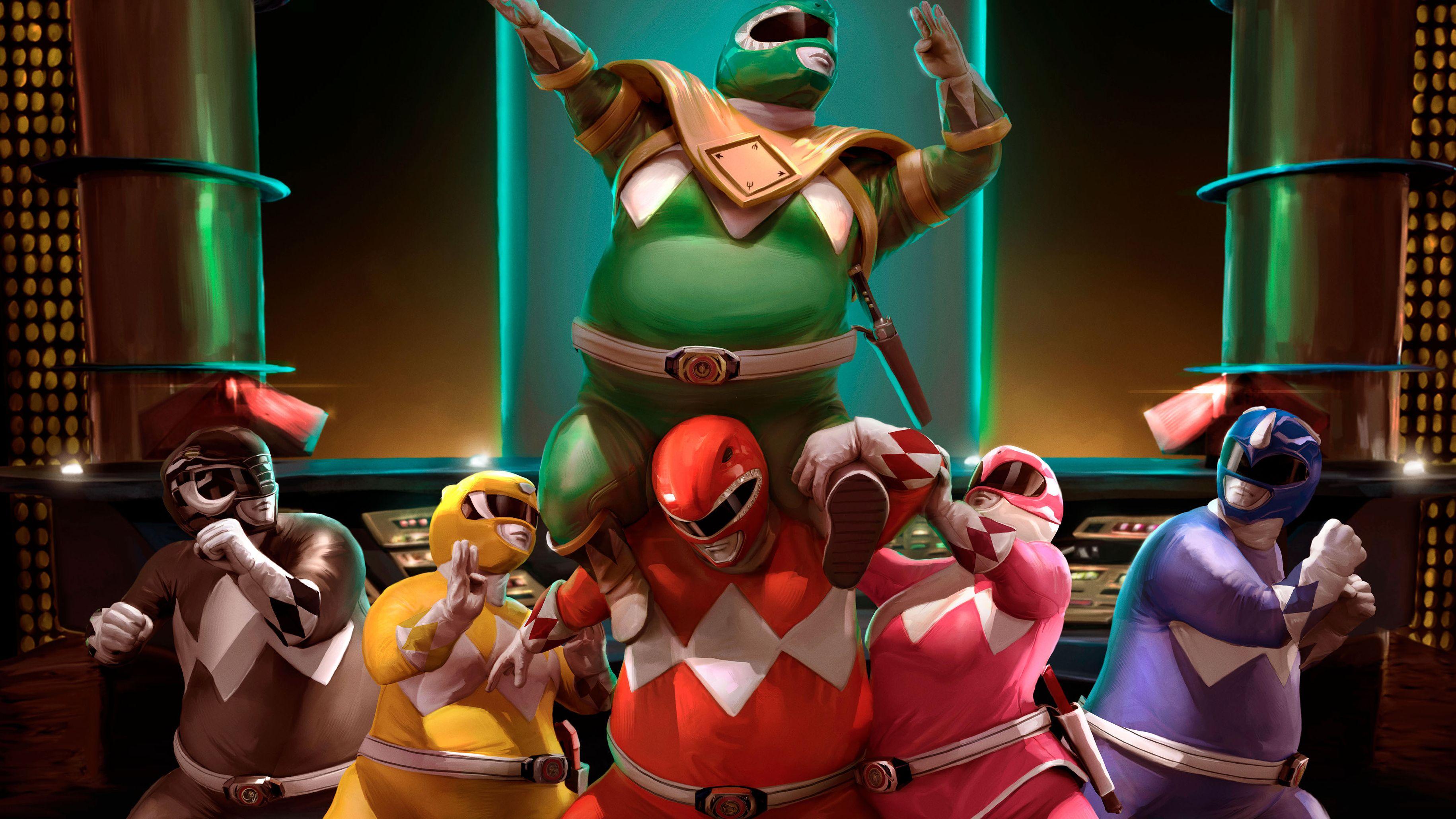 3660x2058 Fat Power Rangers Heroes 4k, HD Superheroes, 4k Wallpaper, Image