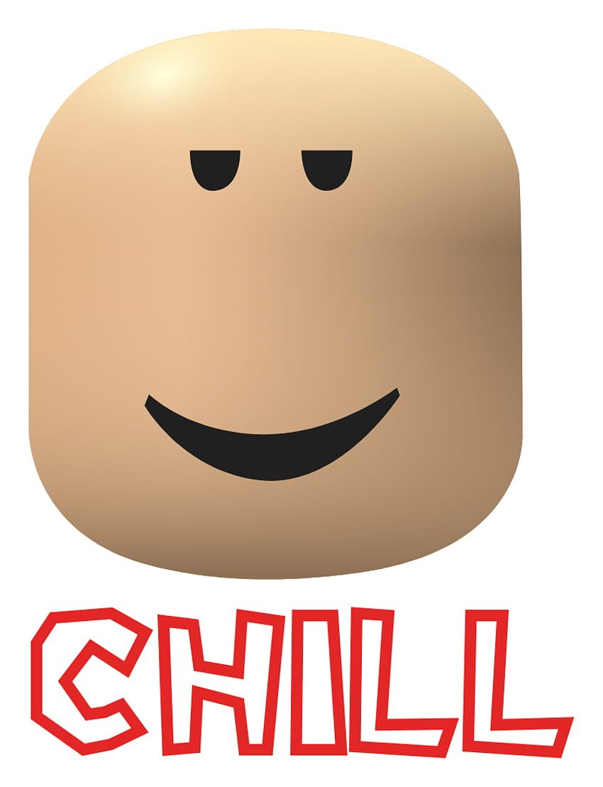 850x1109 Roblox chill face HD wallpaper
