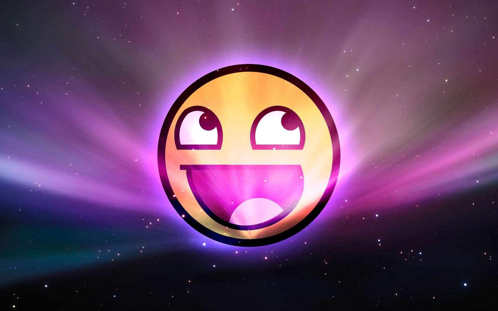 1680x1050 Funny Smiley HD Wallpaper