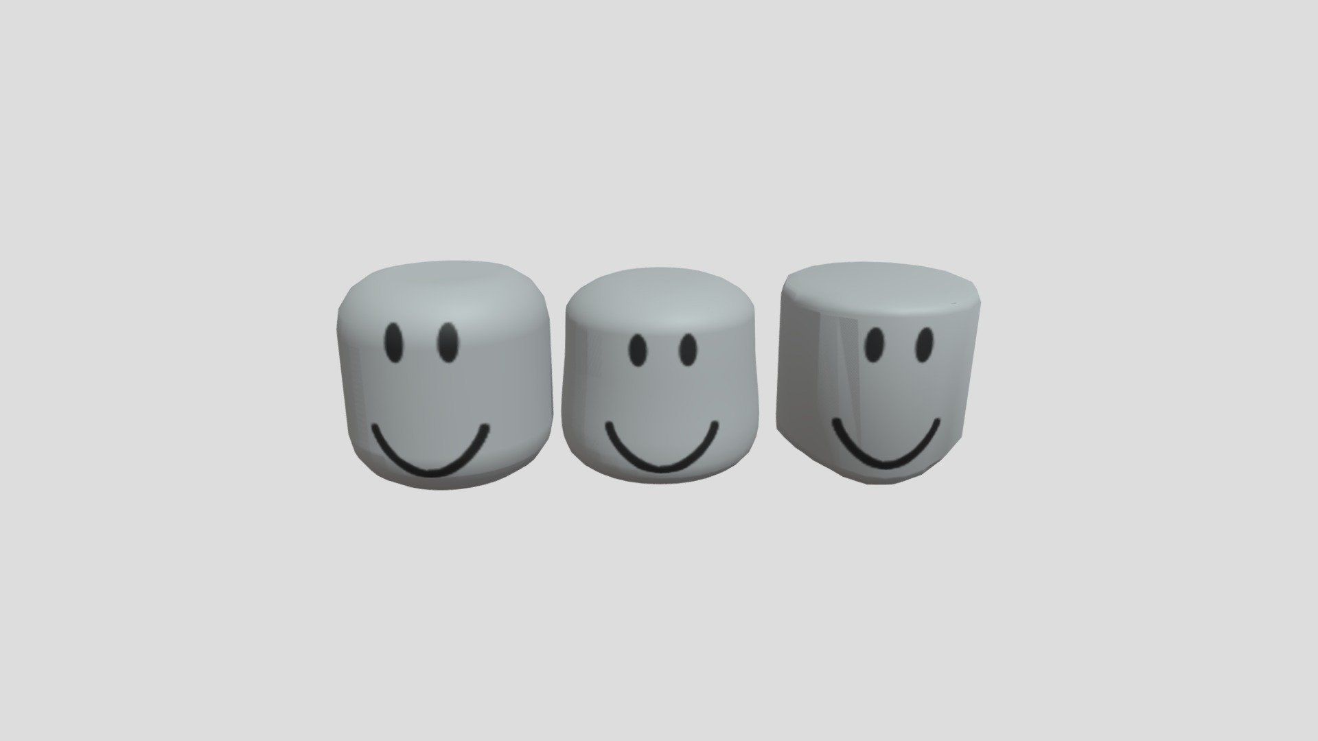 1920x1080 Classic Roblox Face Free 3D Model By Ace Jane [6388a35]