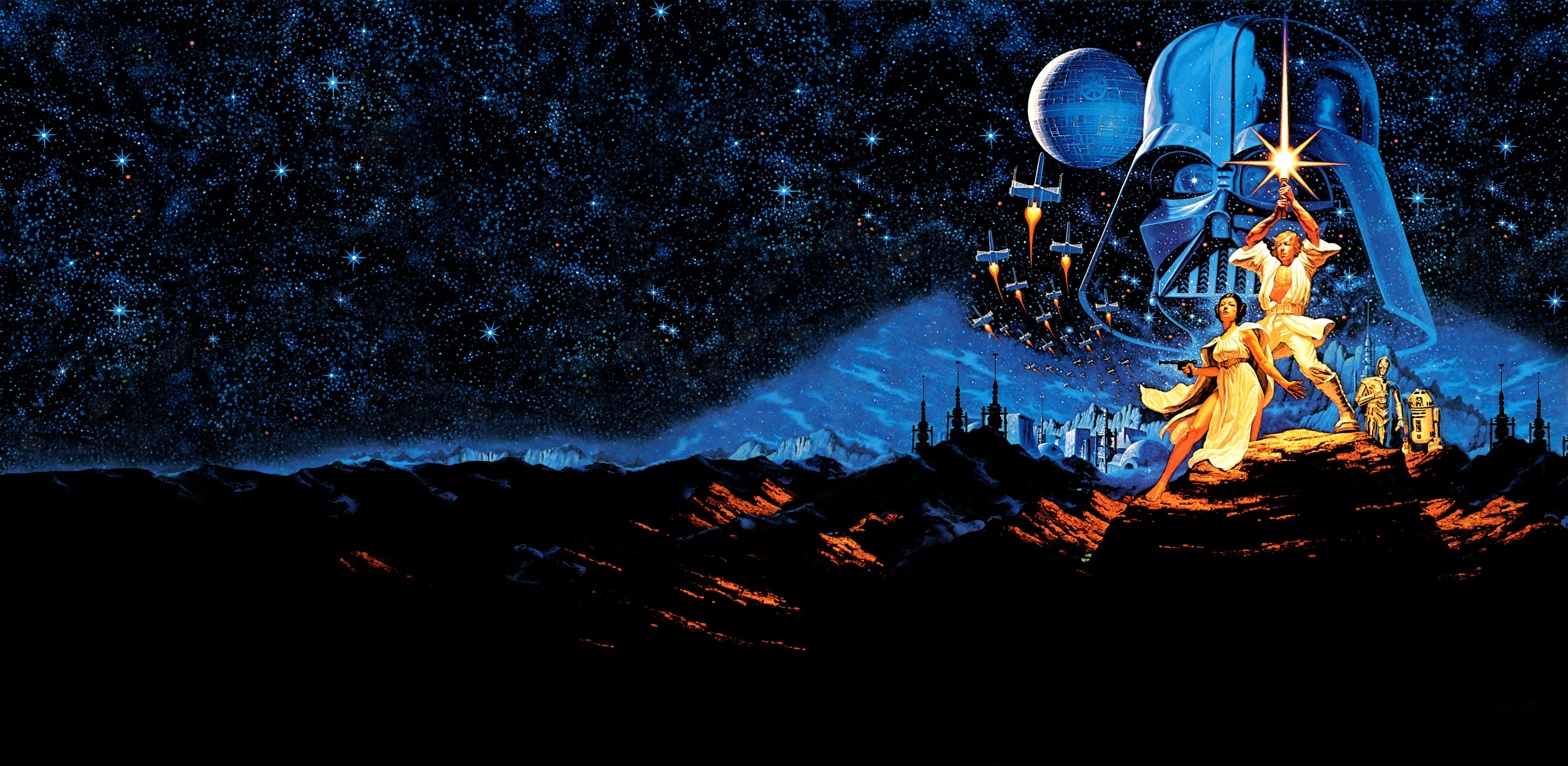 6141x3000 Star Wars (Movie Wallpaper 045) {1080p to 4K} Life is