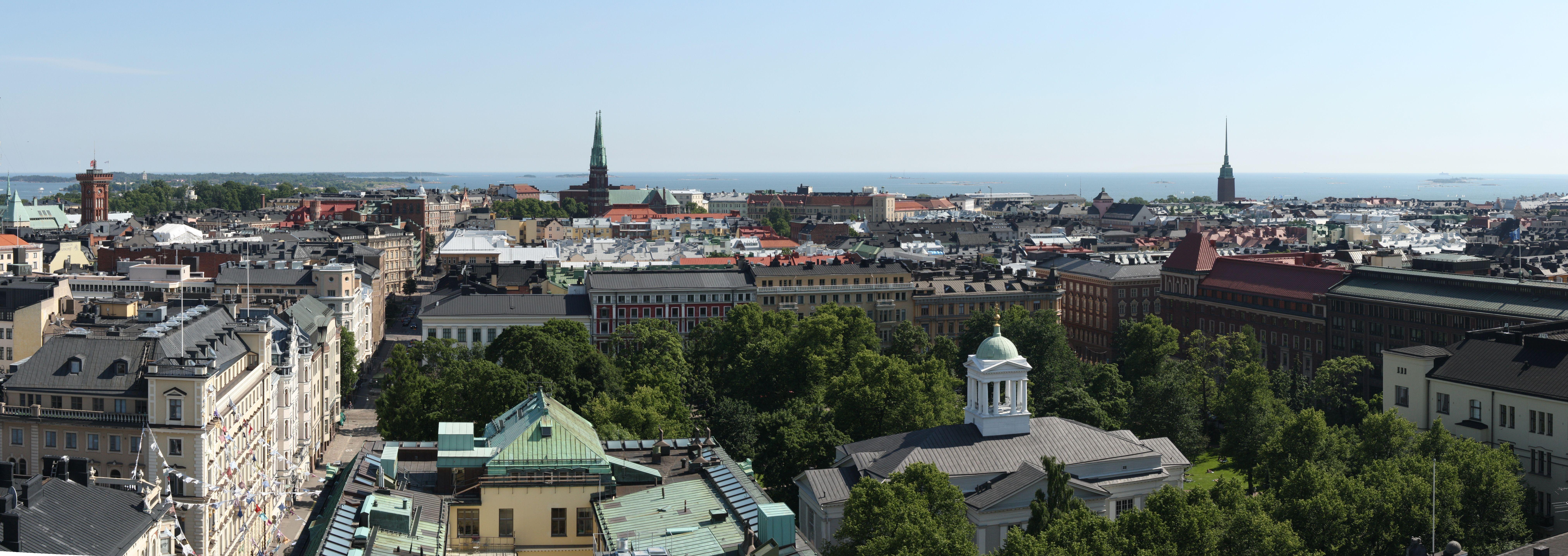 8096x2872 Helsinki City HD Wallpaper and Photo