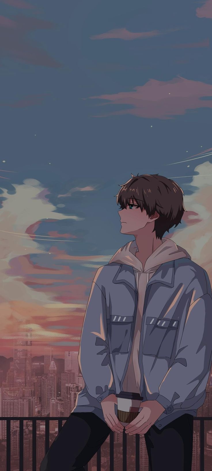 736x1635 Aesthetic anime boy 2022