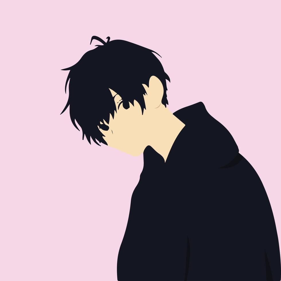 980x980 anime boy with glasses