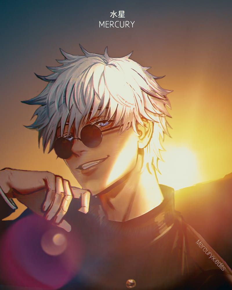 800x1000 Gojo Saturo, cool, sky, art, cool anime, jujutsu kaisen, jjk, anime boys, anime cool, HD phone wallpaper