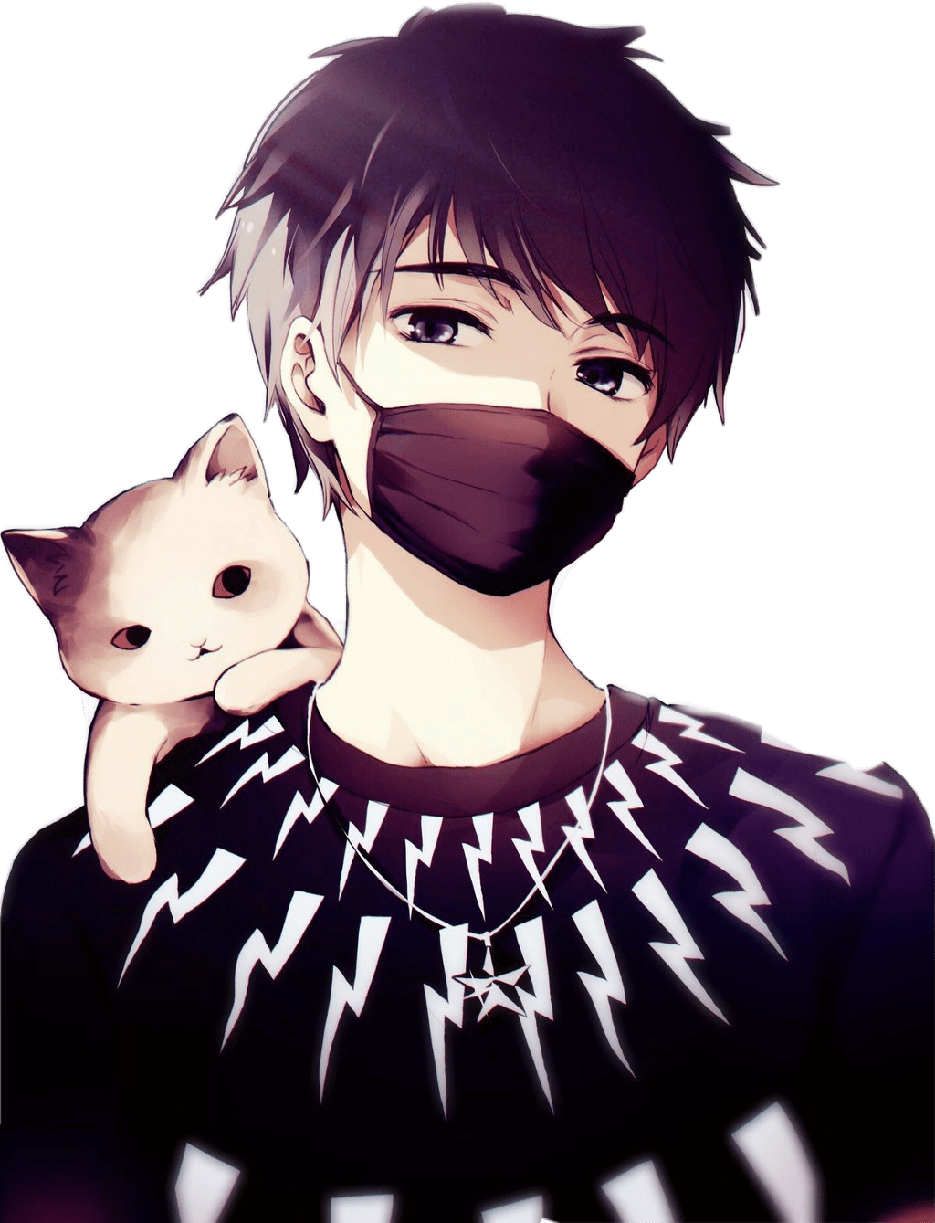 1024x1339 Adorable Anime Guy, No Setting, Simple Style Transparent