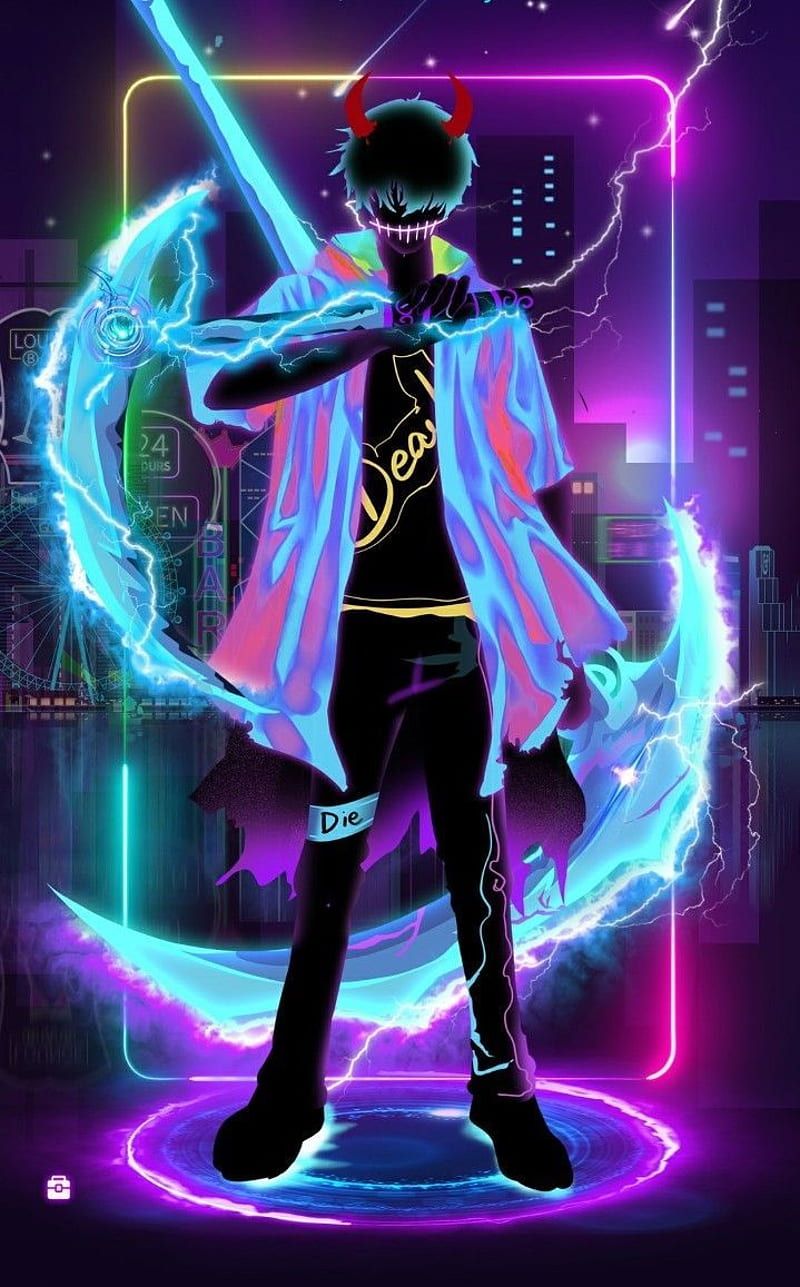 800x1287 HD dark anime boy wallpaper