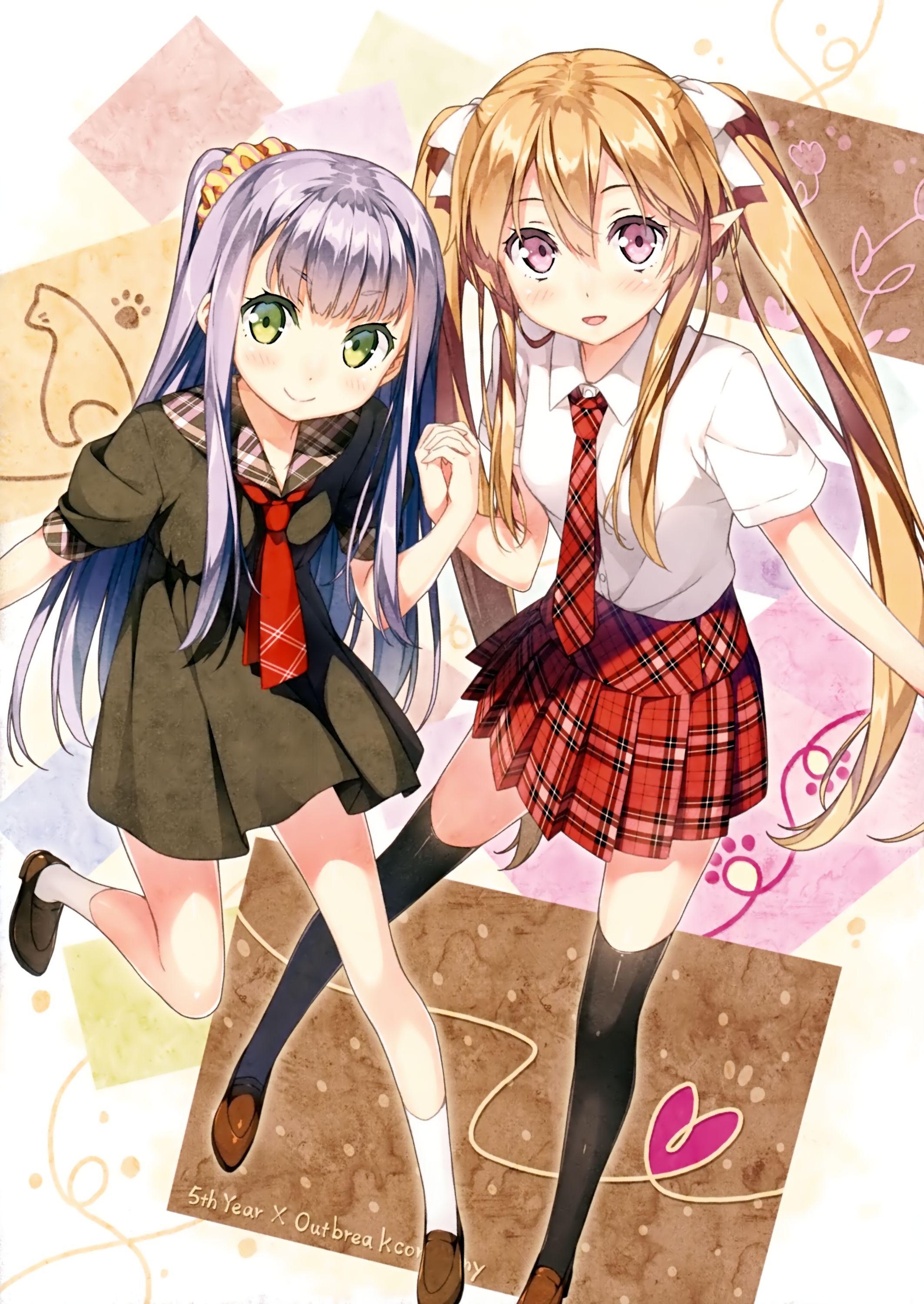 2126x3000 Outbreak Company Anime Image Board