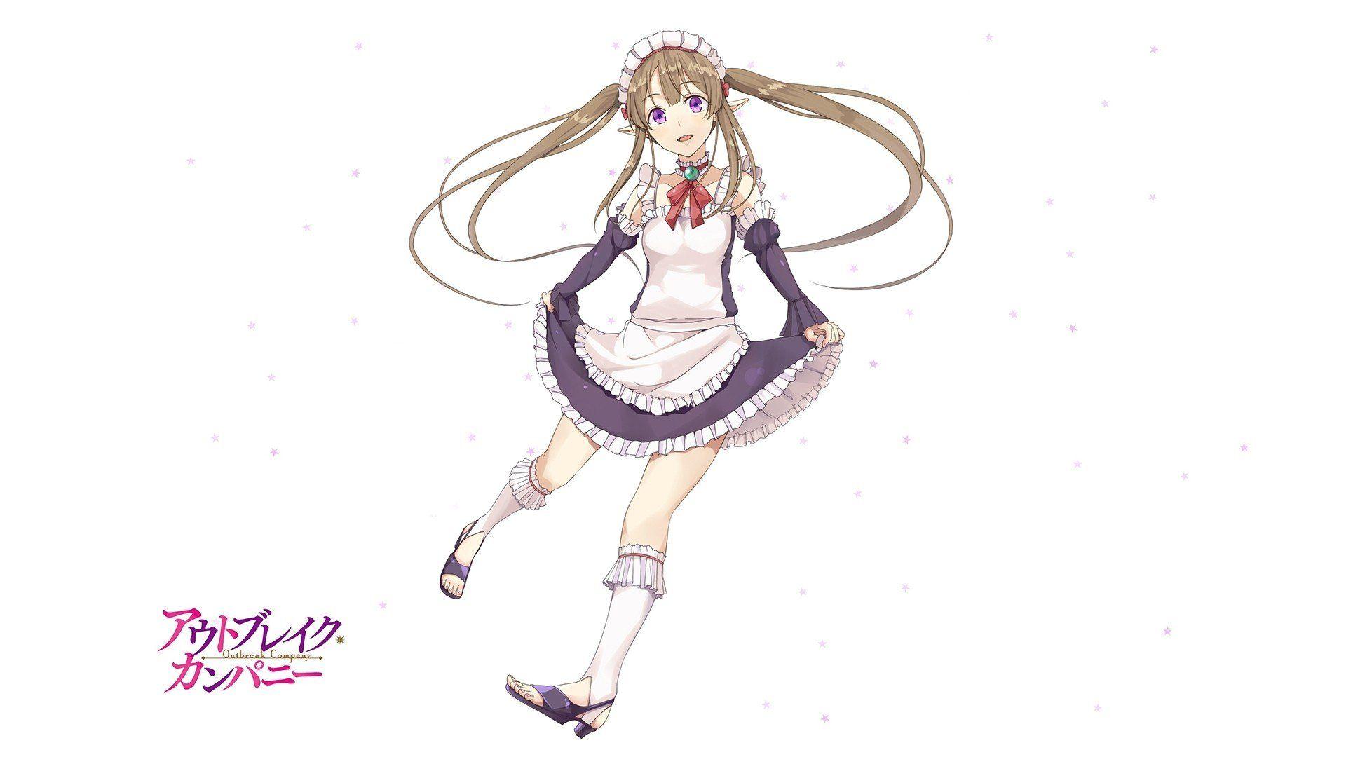 1920x1080 Outbreak Company, Myucel Foaran, Anime girls Wallpaper HD