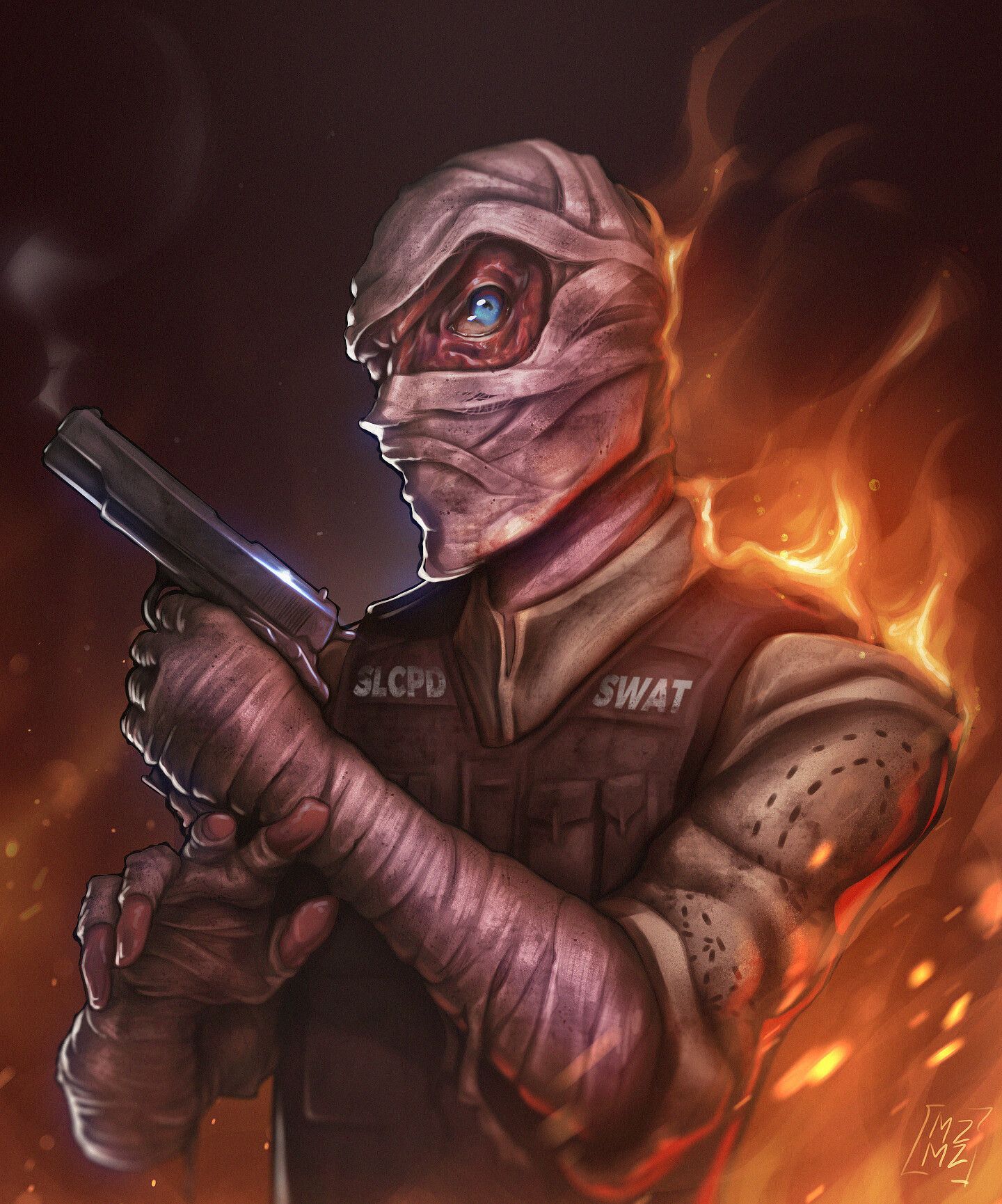 1440x1730 Joshua Graham from Fallout New Vegas