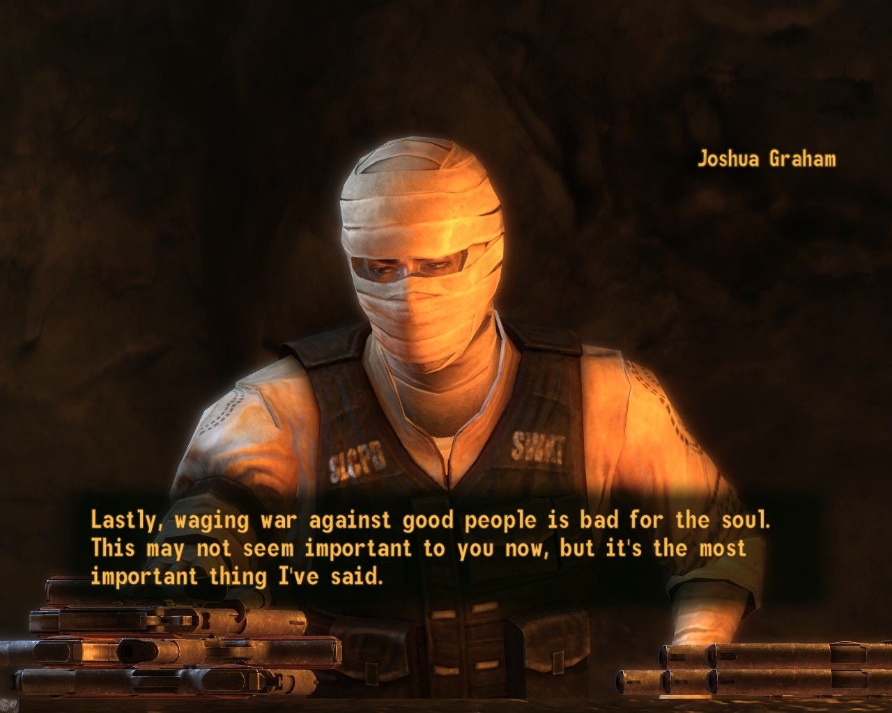 1280x1024 Best Fallout Joshua Graham Quotes. QuotesGram
