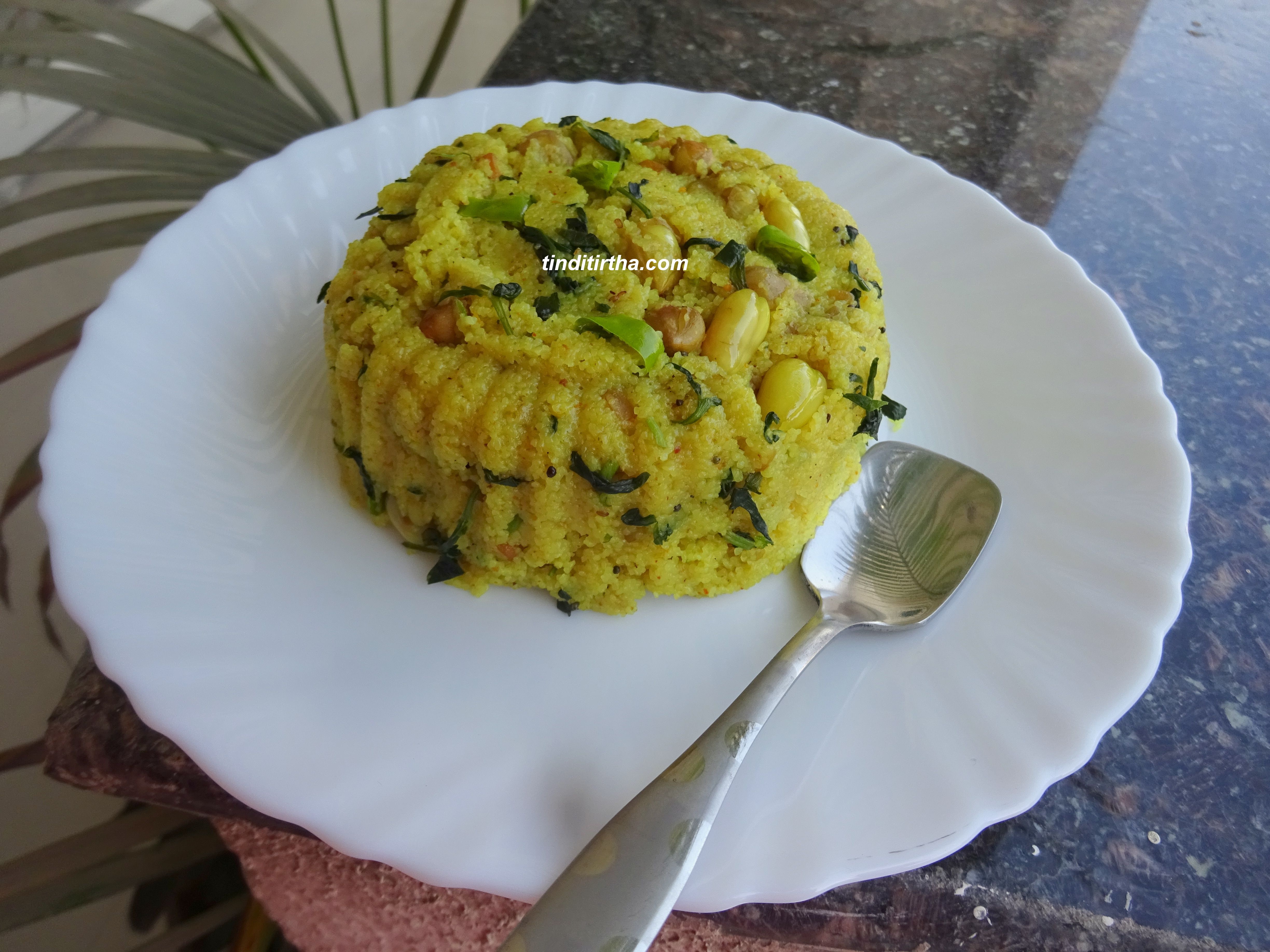 4896x3672 Menthya kadlebeeja upma. Fenugreek Peanut Upma