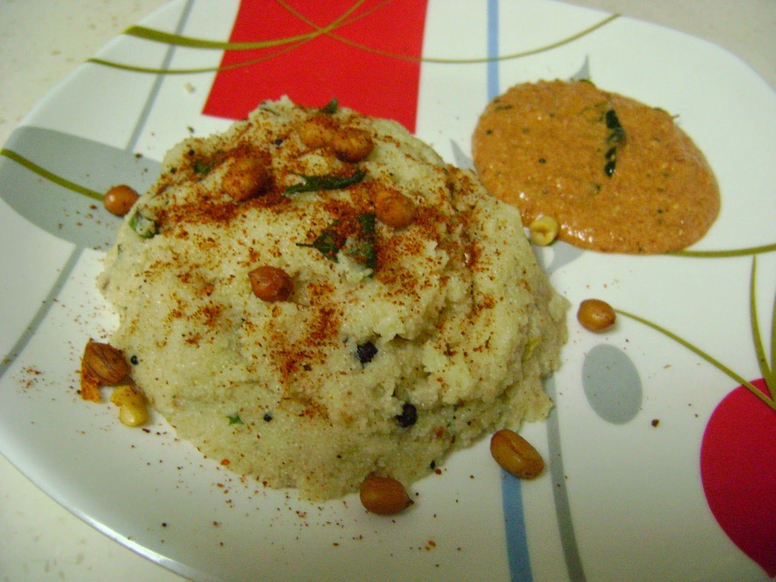 1600x1200 Bethica's Kitchen Flavours: Rava Upma with Peanut chutney (Semolina Porridge Indian Style)