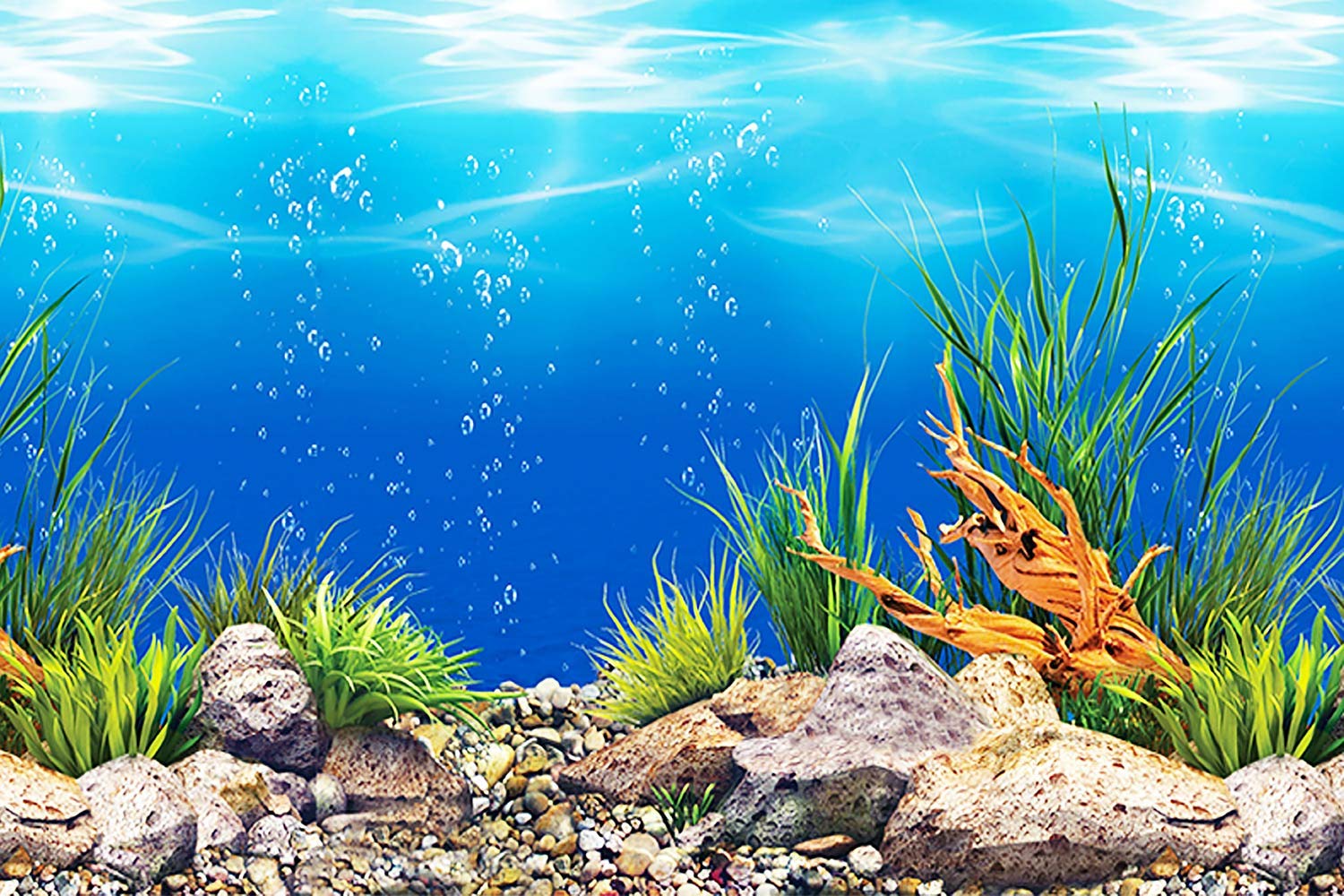 1500x1000 Seafloor Marine Fish Aquarium Background Decoration Colorful Backdrop 25x15