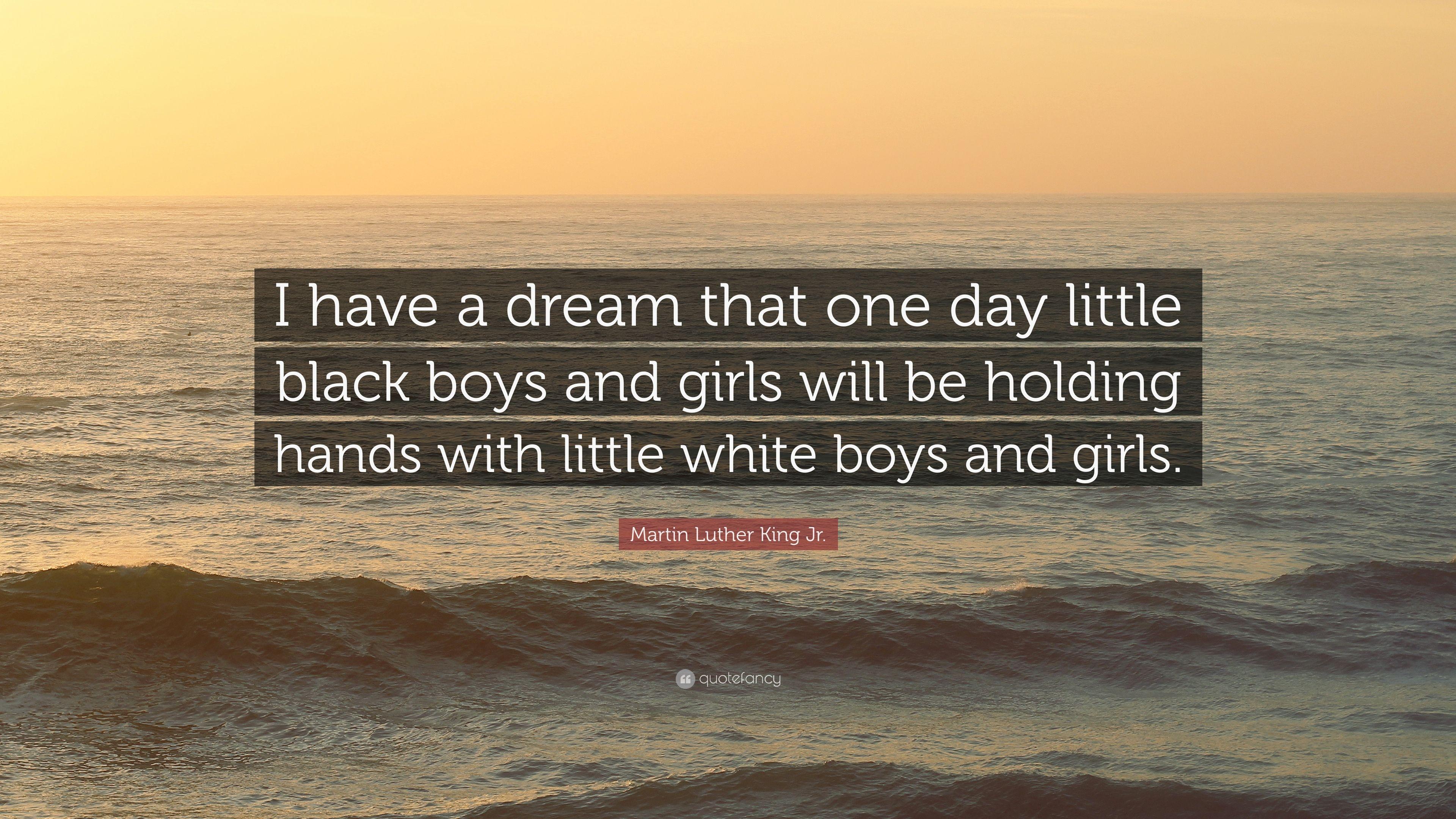 3840x2160 Martin Luther King Jr. Quote: “I have a dream that one day little