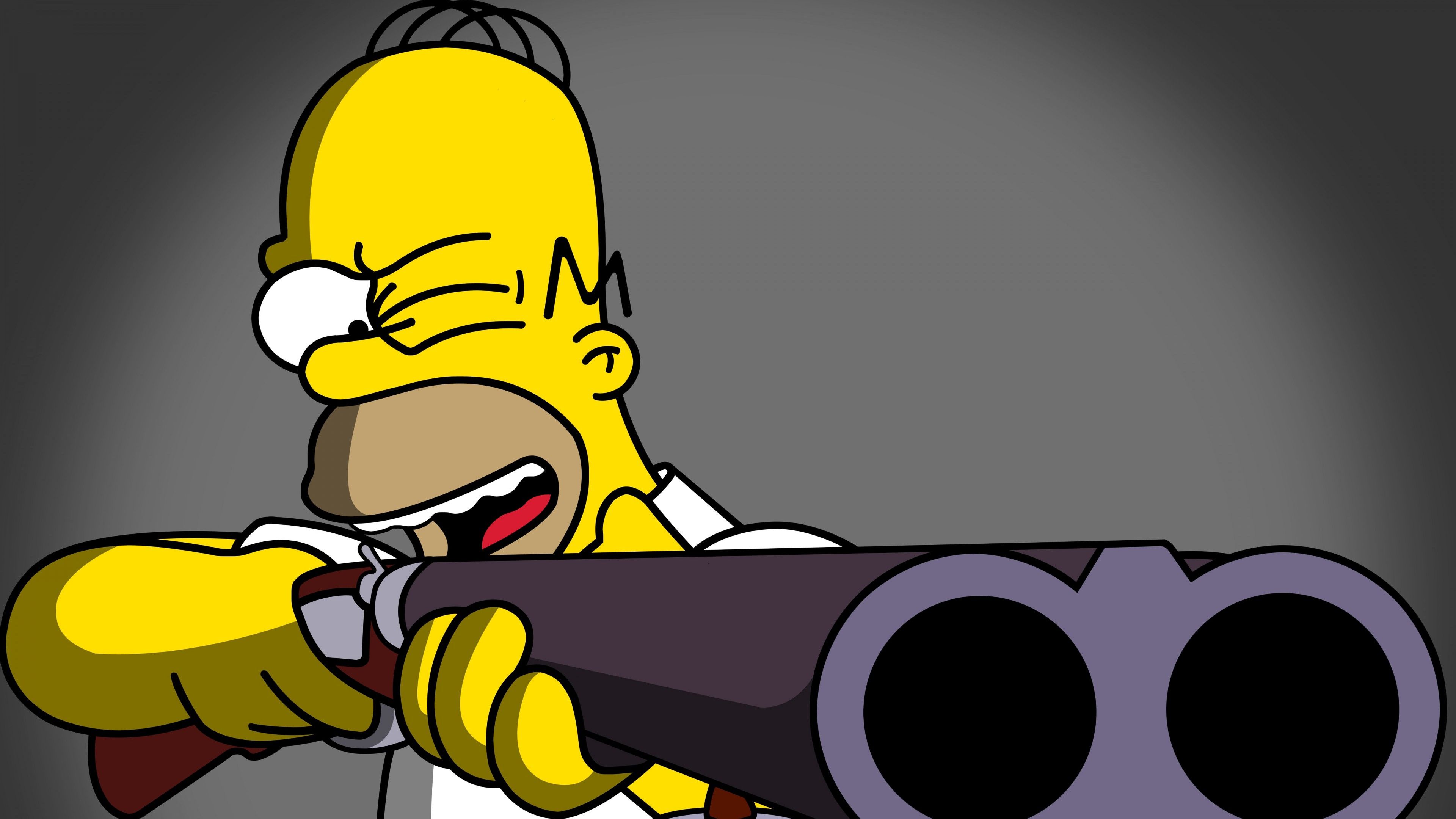 3840x2160 Homer Simpson 4K 5K HD The Simpsons Wallpaper