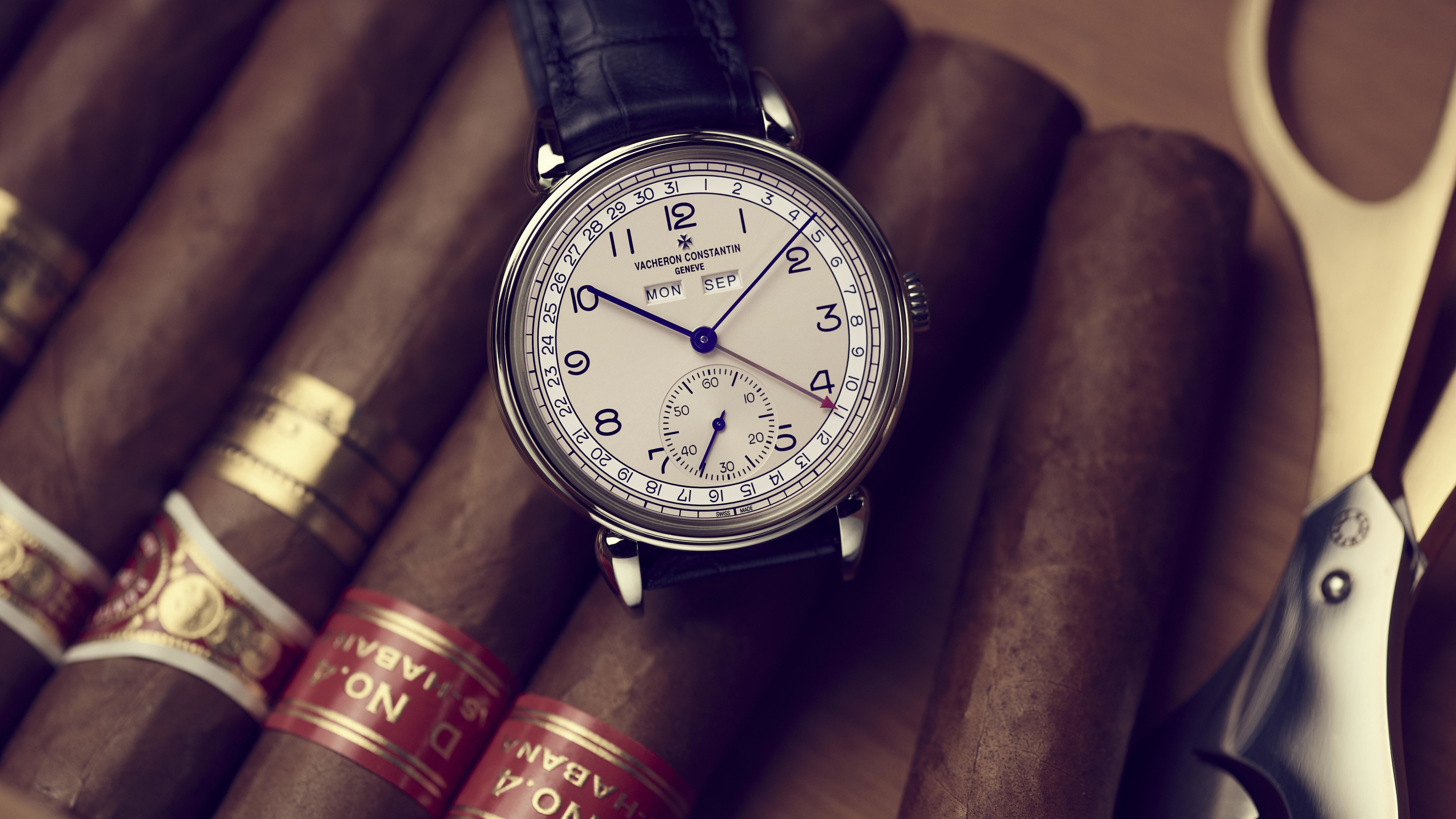 7680x4320 Wallpaper Vacheron Constantin watch, cigar 7680x4320 UHD 8K Picture, Image