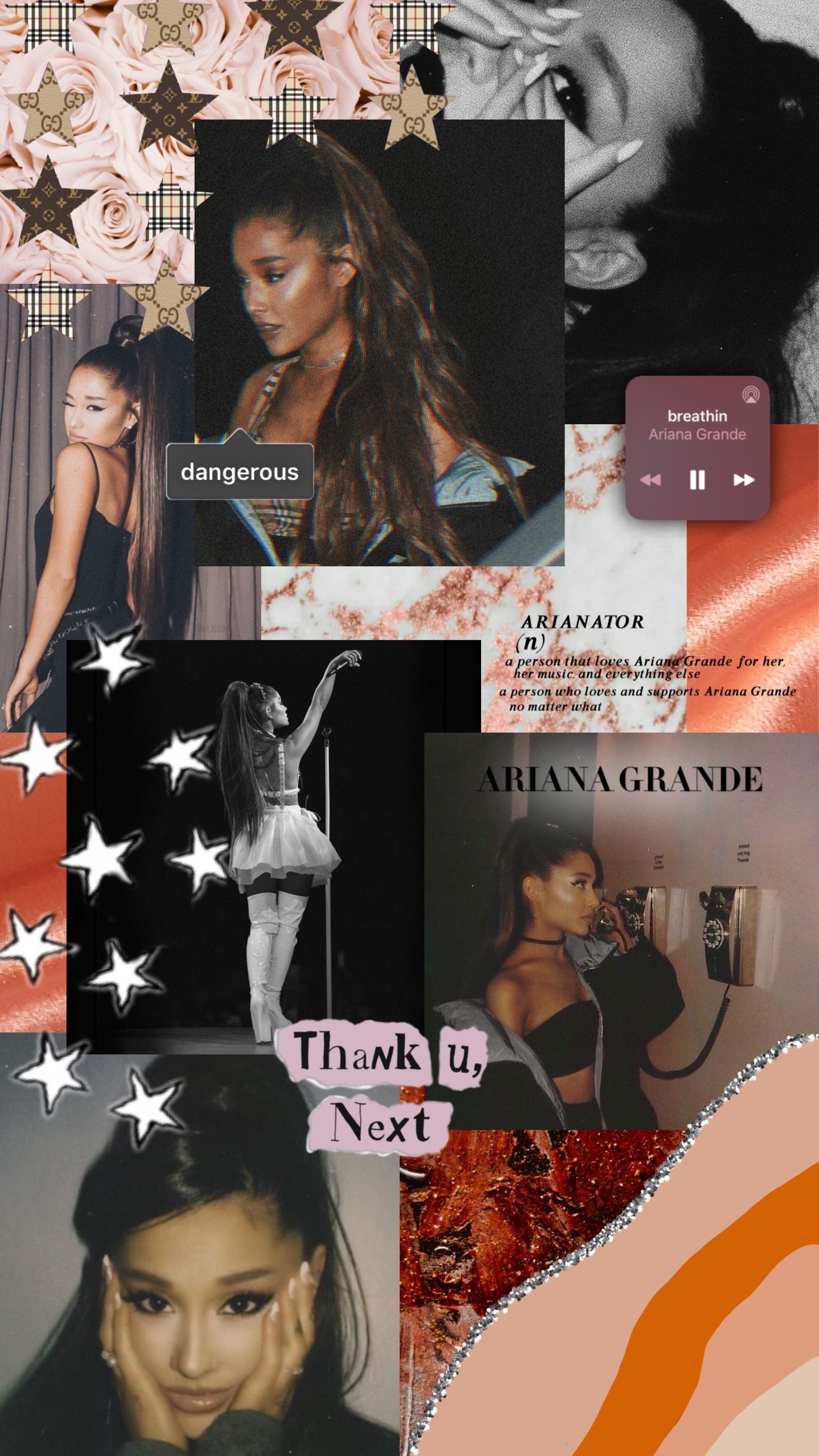1590x2828 Ariana Grande Collage Wallpaper