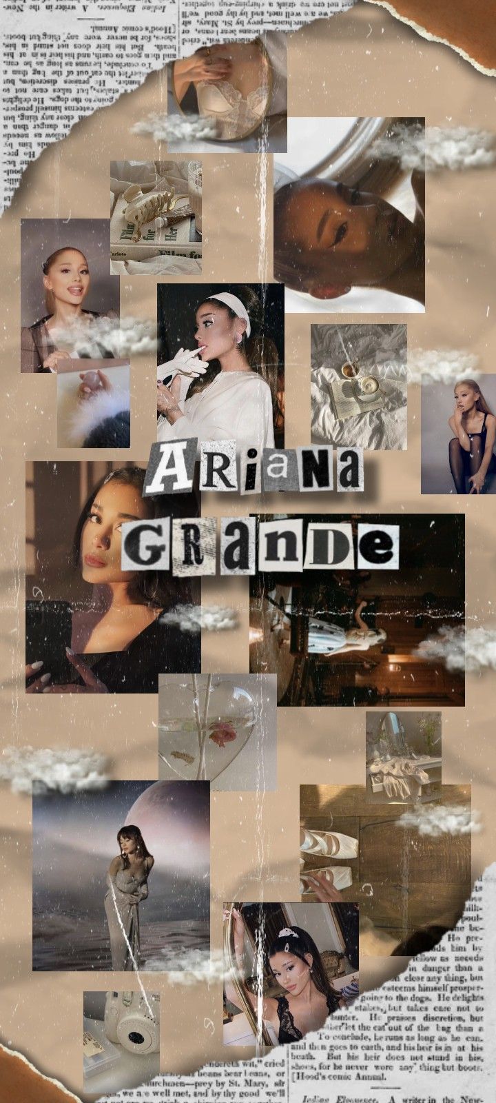 720x1600 Wallpaper of Ariana Grande•