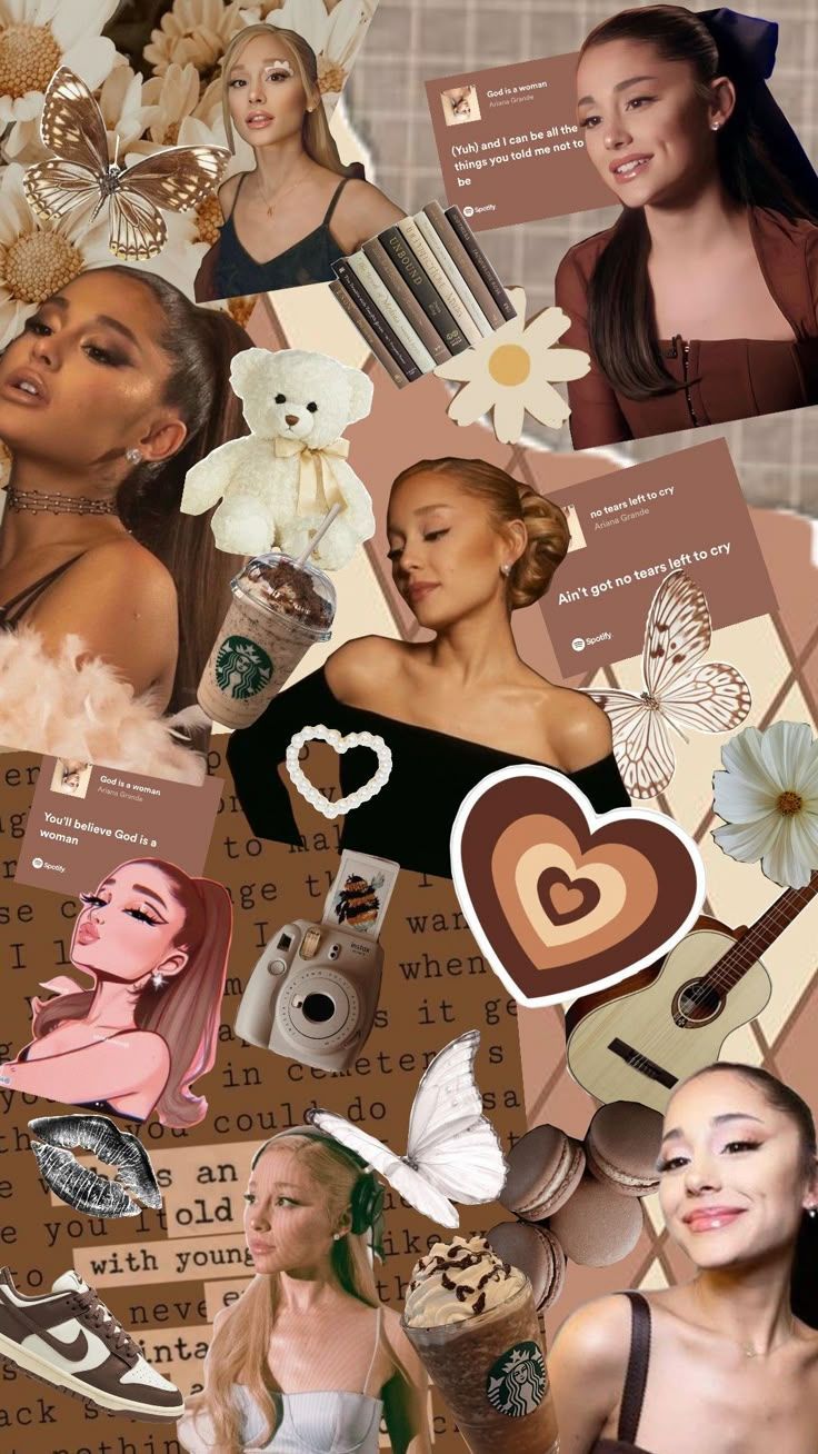 736x1308 Ariana Grande {Brown Version}