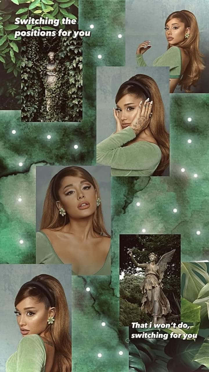 720x1280 Download Ariana Grande Positions Collage Wallpaper