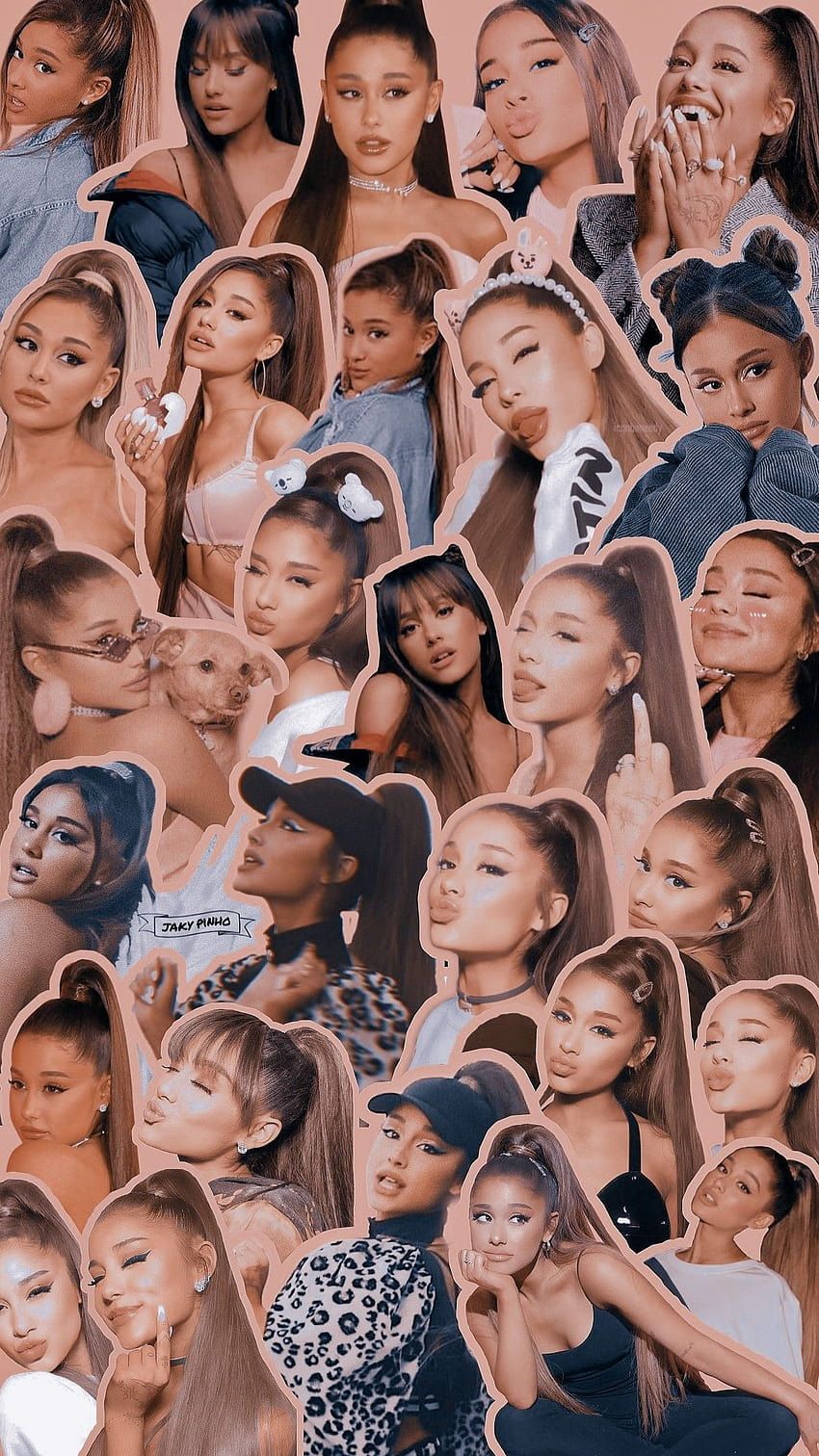 850x1512 Ariana grande collage HD phone wallpaper