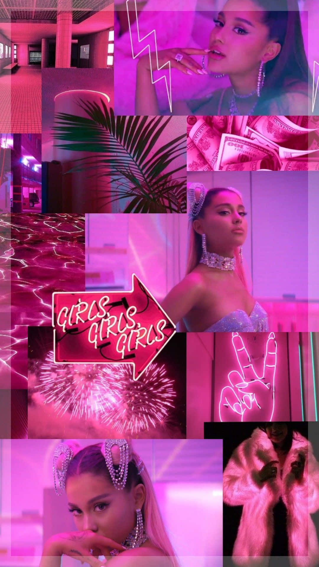 1080x1919 Download Ariana Grande shines in the music video for her hit single “7 Rings” Wallpaper