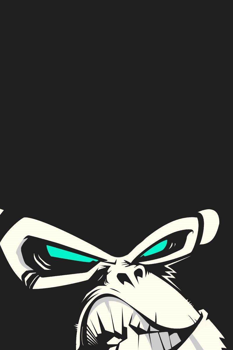 800x1200 Download Wallpaper 800x1200 Monkey, Rage, Teeth Iphone 4s 4