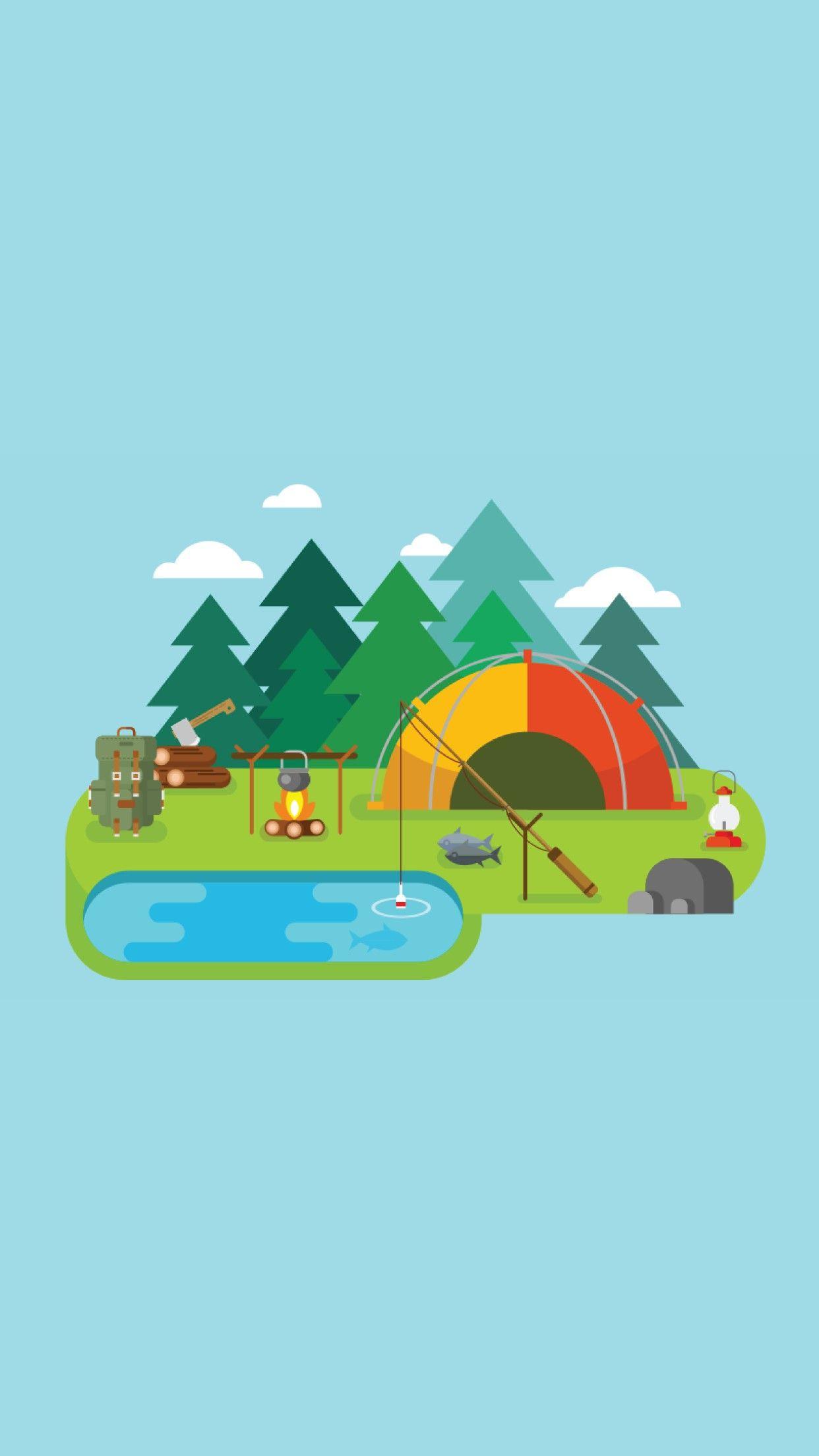 Minimalist Camping Wallpapers - Top Free Minimalist Camping Backgrounds