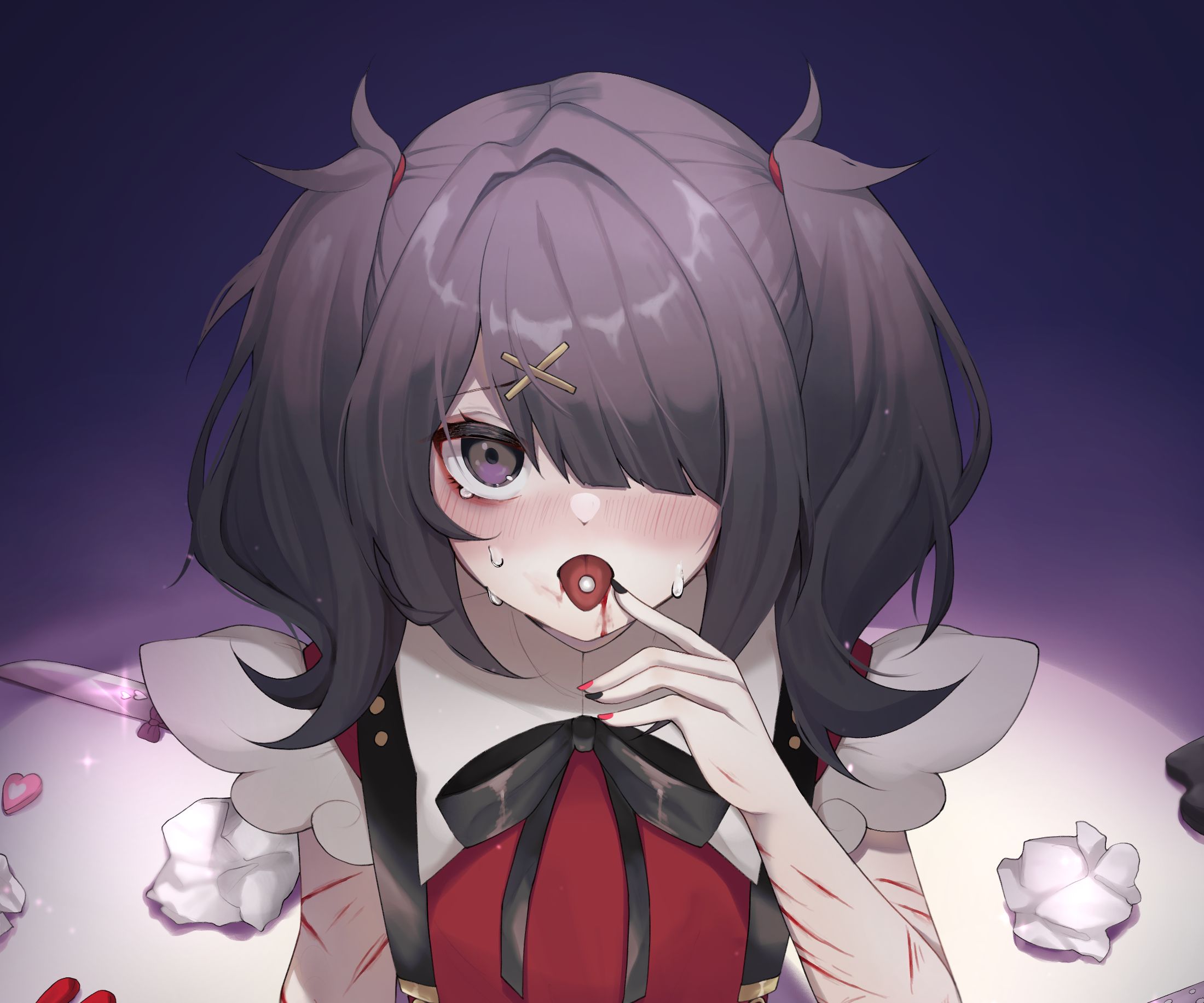 2200x1833 Desktop wallpaper: Needy Girl Overdose, Ame Chan (Needy Girl Overdose), Video Game 4K free download for PC. 1063891