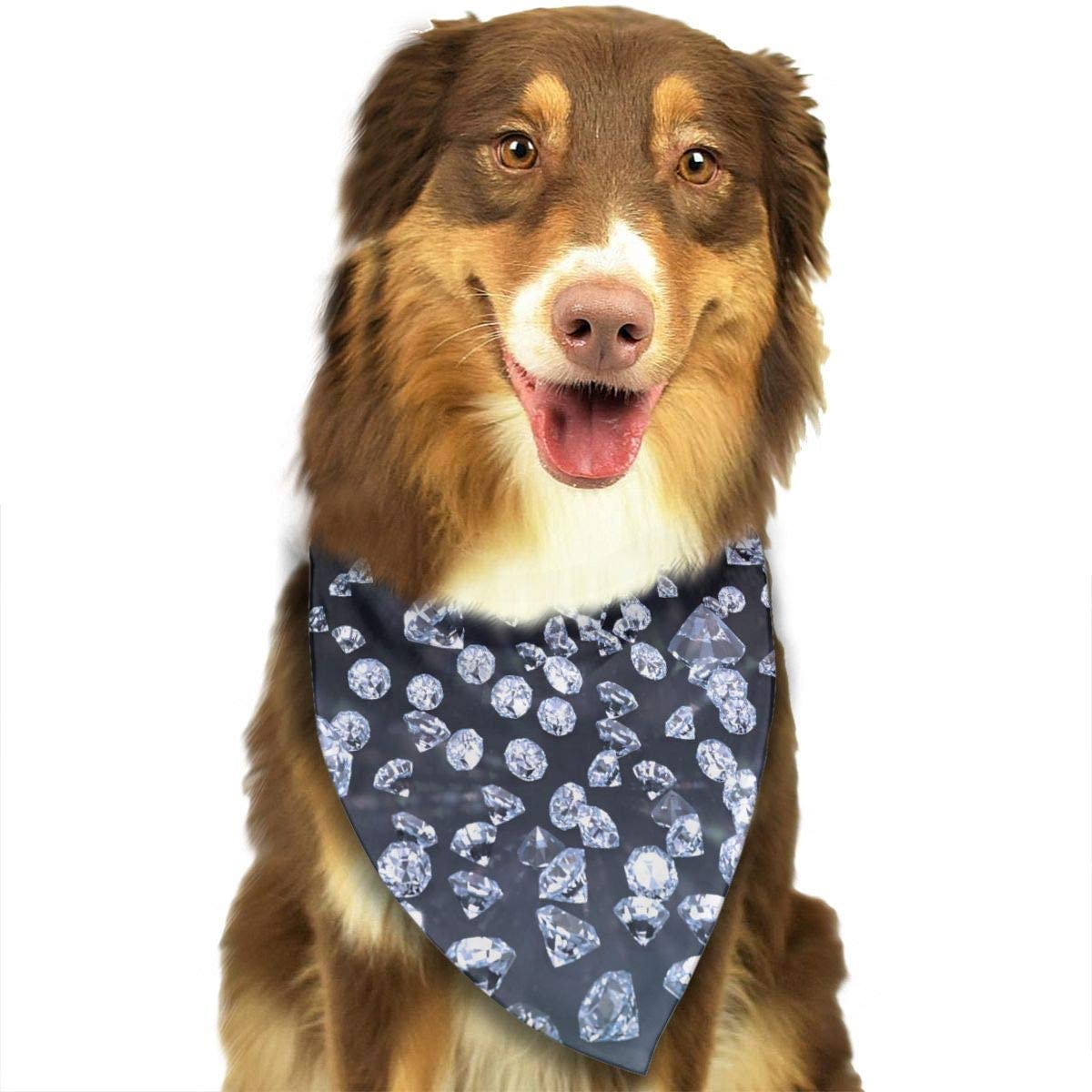 1200x1200 Amazon.com : Jingclor Pet Dog Scarf Diamond Wallpaper Seamless Art