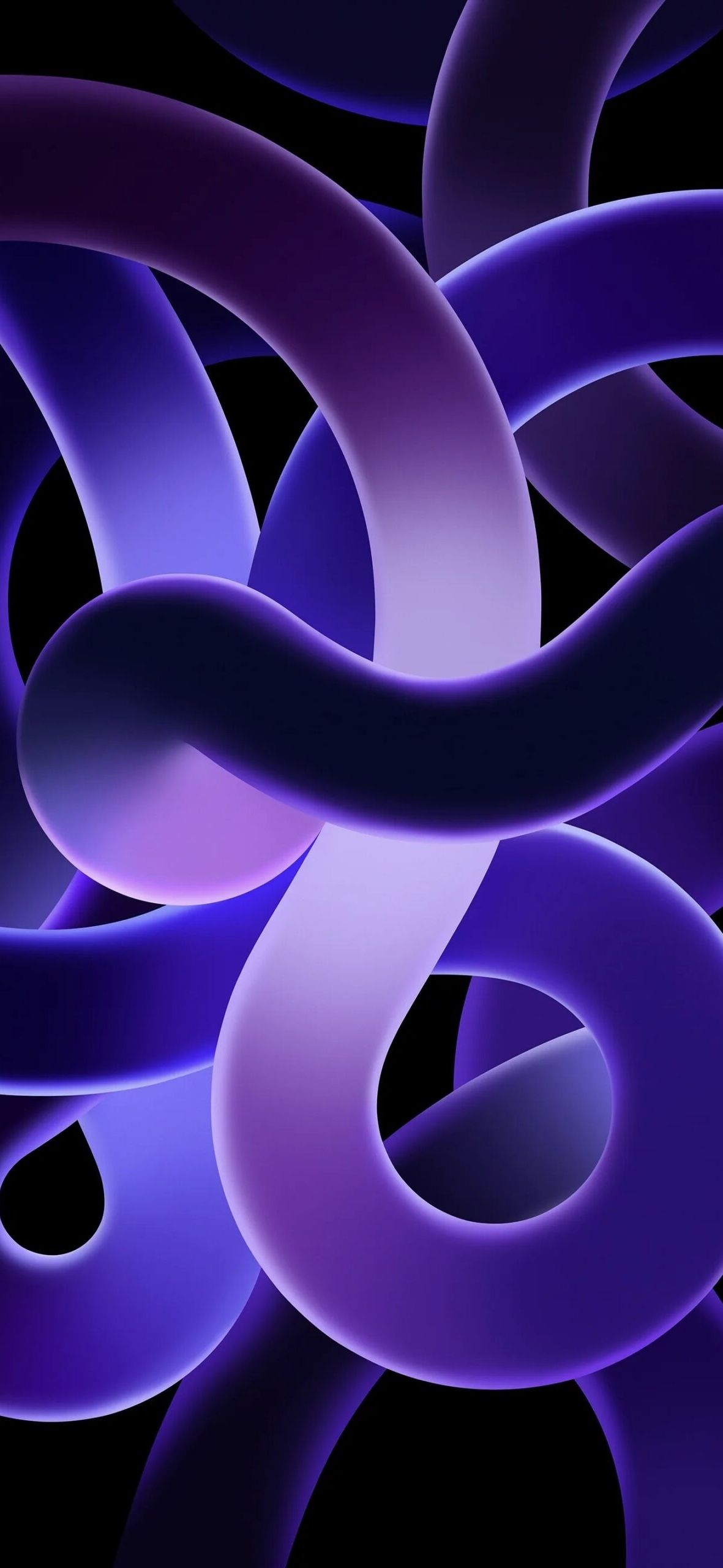 1181x2560 Colorful infinite loops wallpaper for iPhone