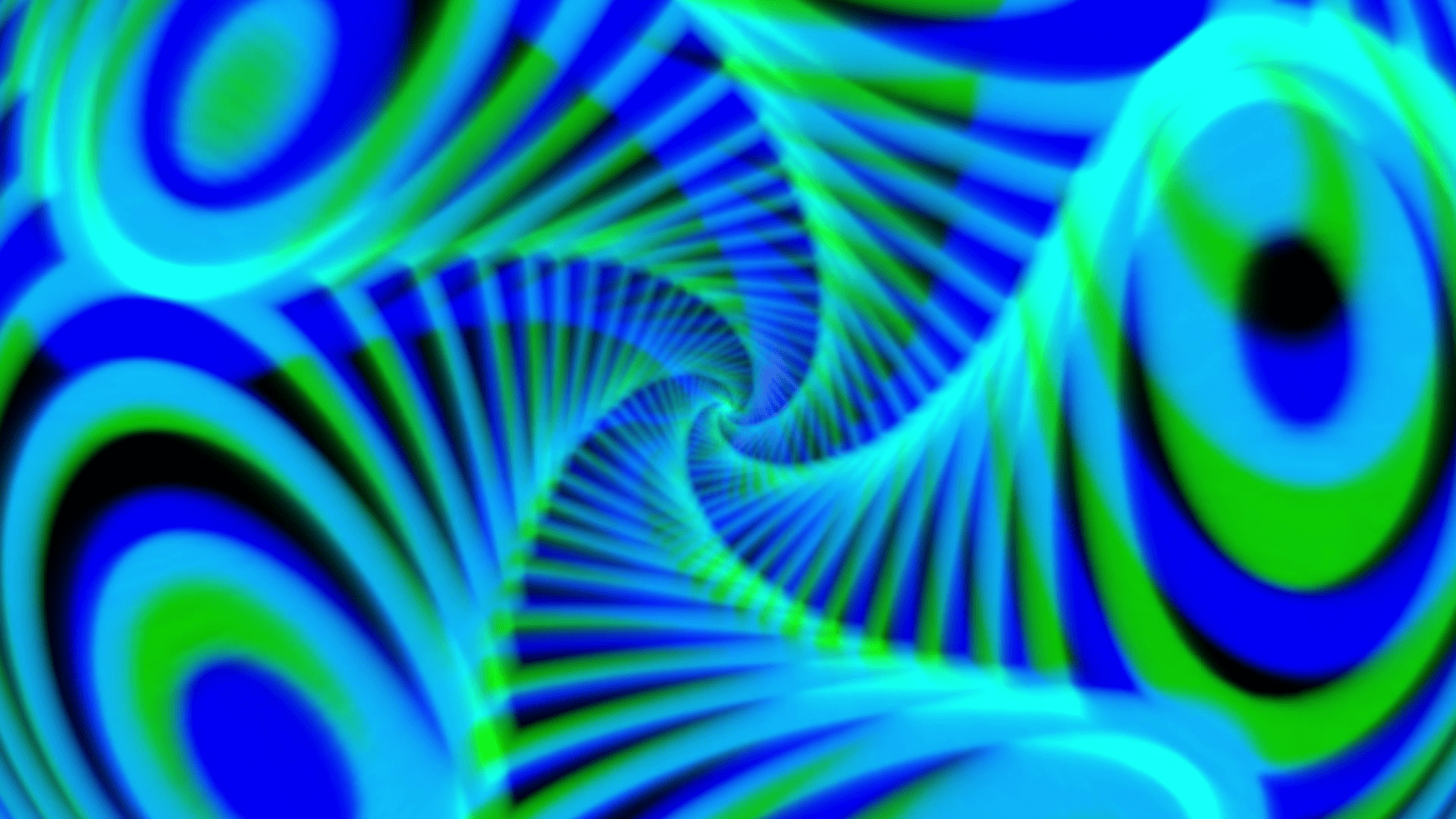 1920x1080 Psychedelic Spiral Loop VJ Effect
