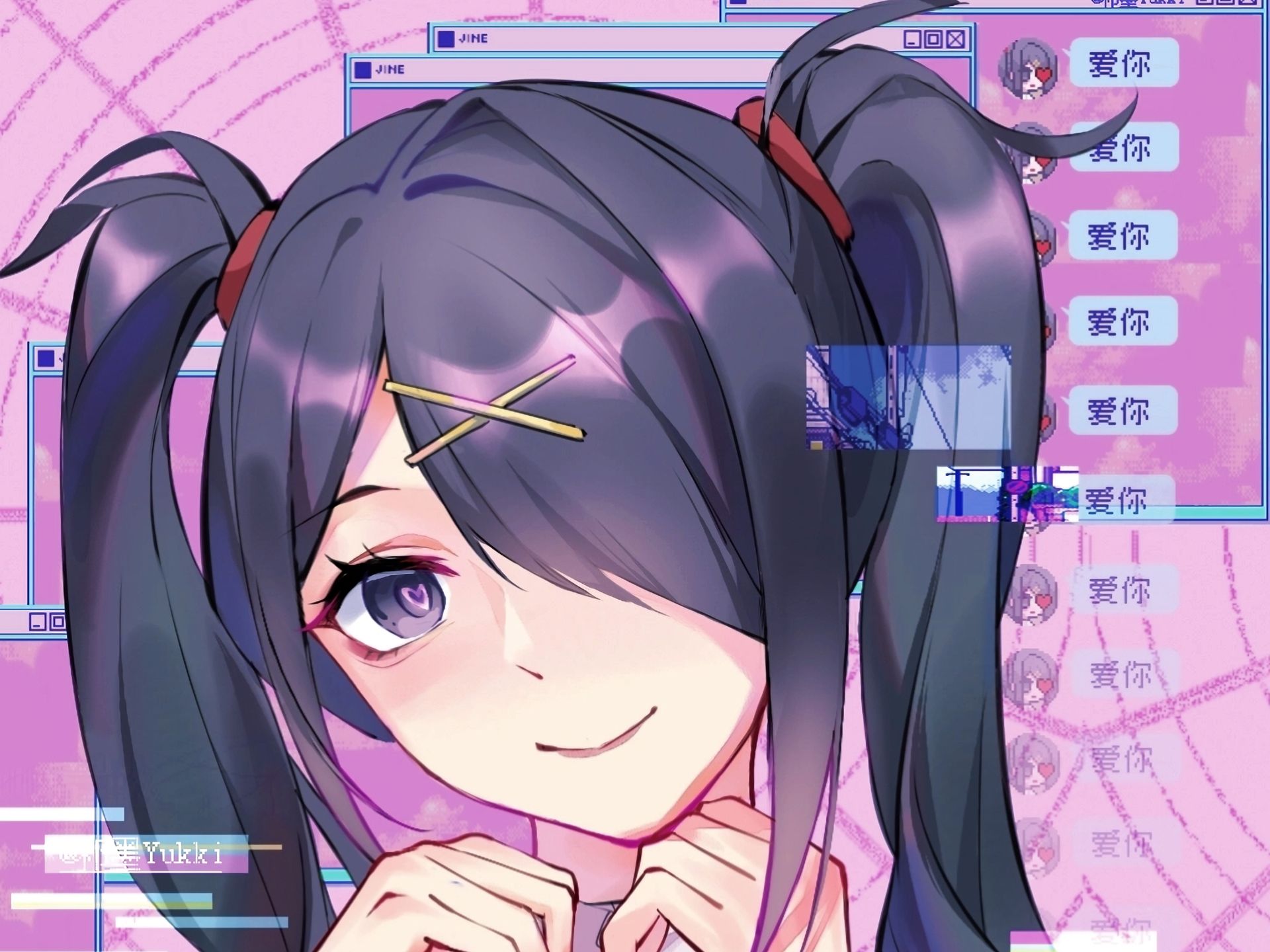 1920x1440 Desktop wallpaper: Needy Girl Overdose, Ame Chan (Needy Girl Overdose), Video Game 4K free download for PC. 1063369