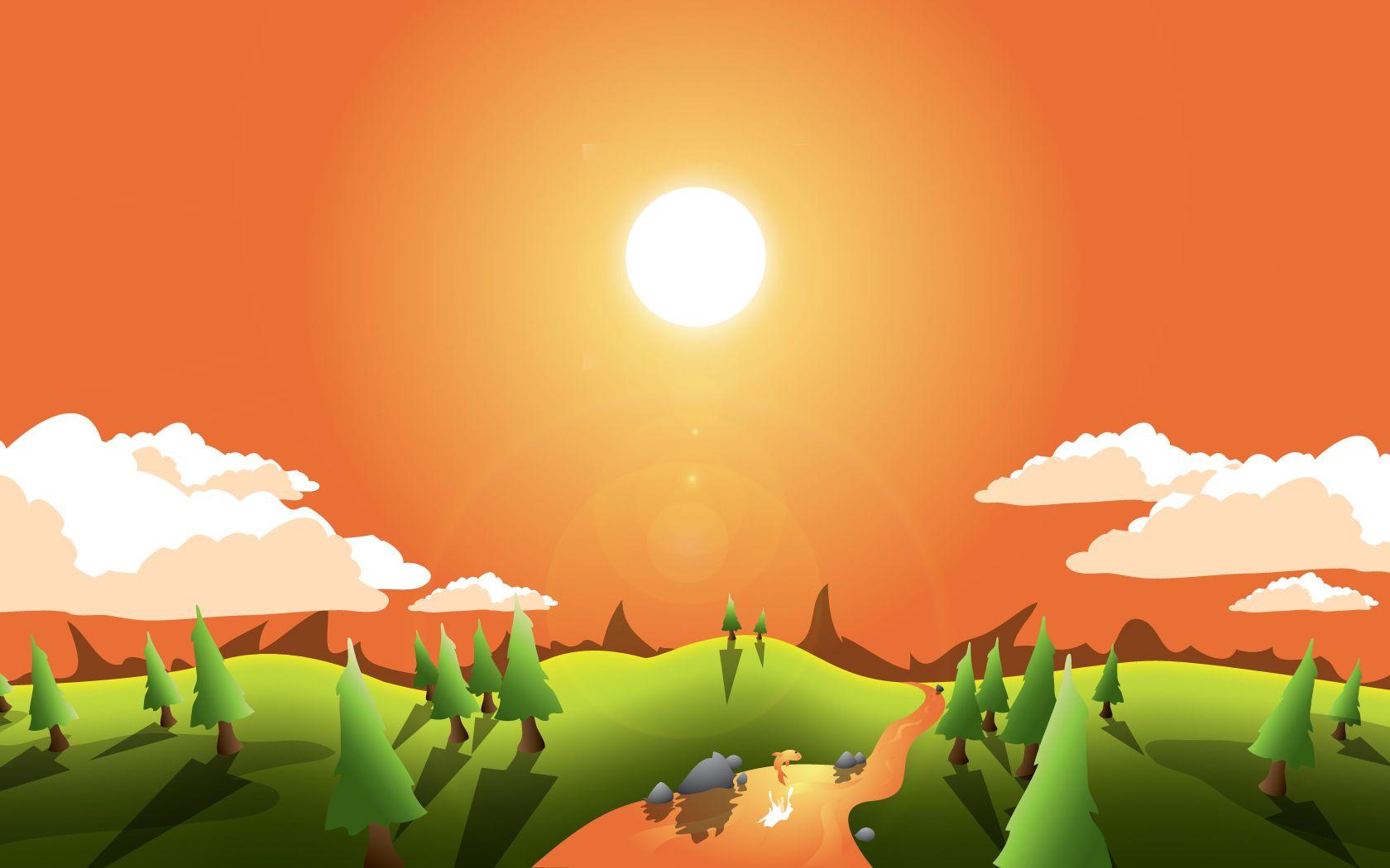 1680x1050 Illustration Background. Fashion
