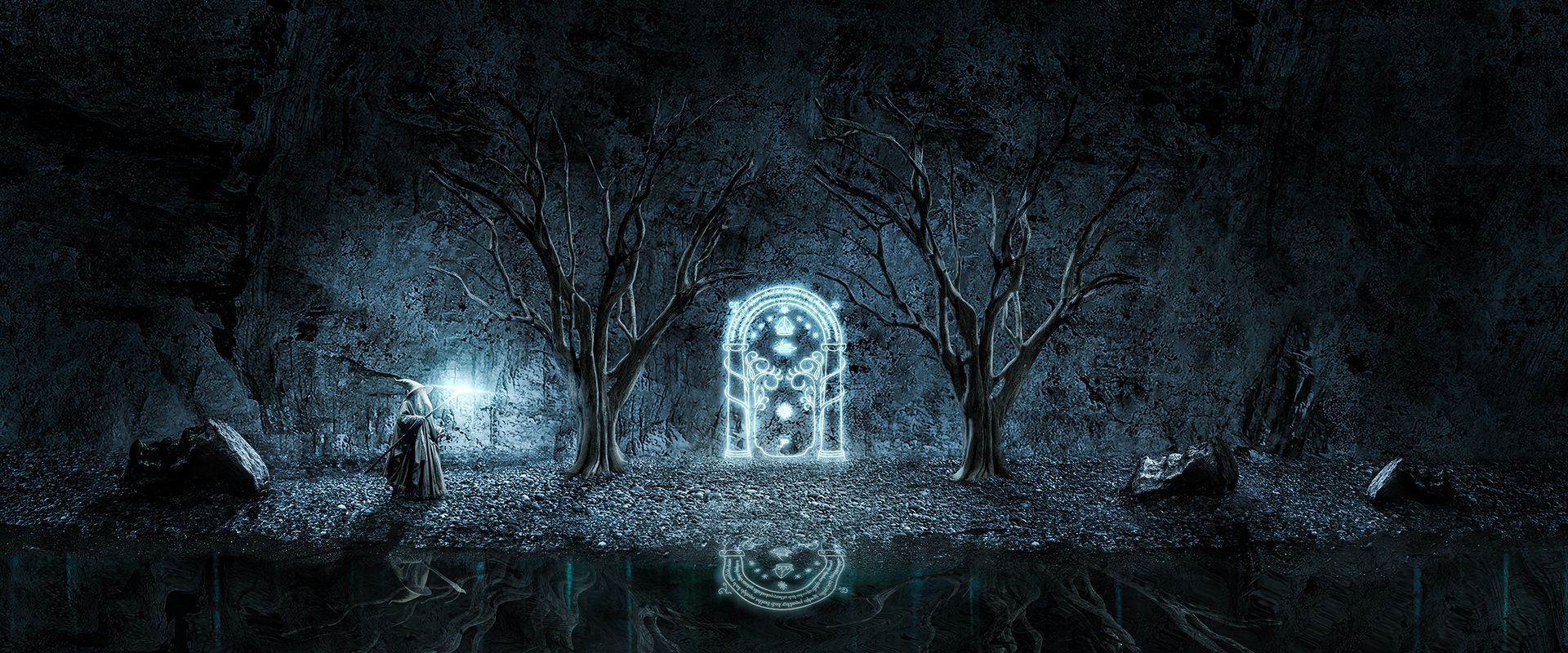 1920x800 Mines Of Moria Wallpaper