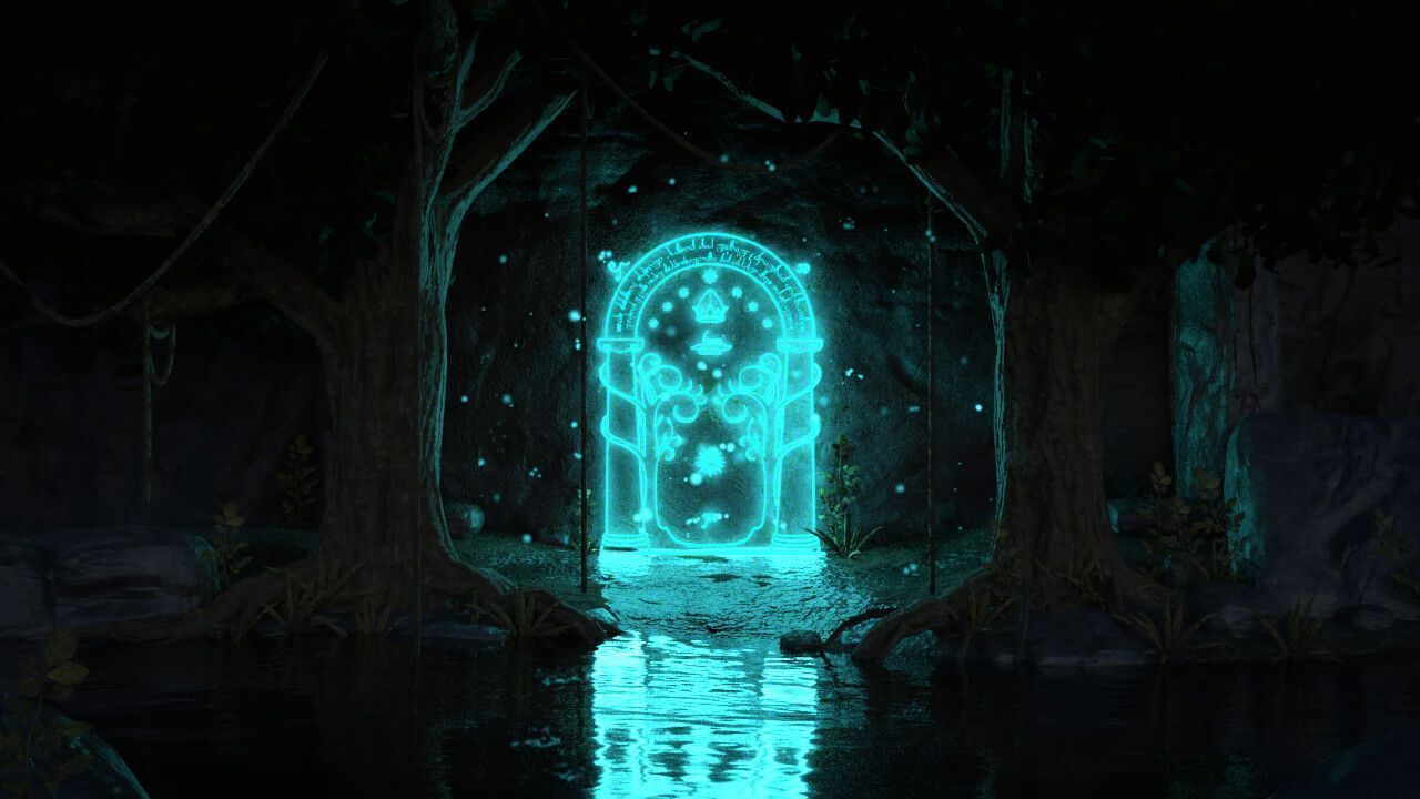 1280x720 Kristína Vajdová Entrance to the Mines of Moria