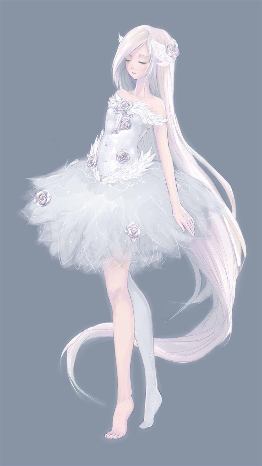 1080x1920 Anime Dreamy Cartoon Fairy Girl iPhone 8 Wallpaper Free Download