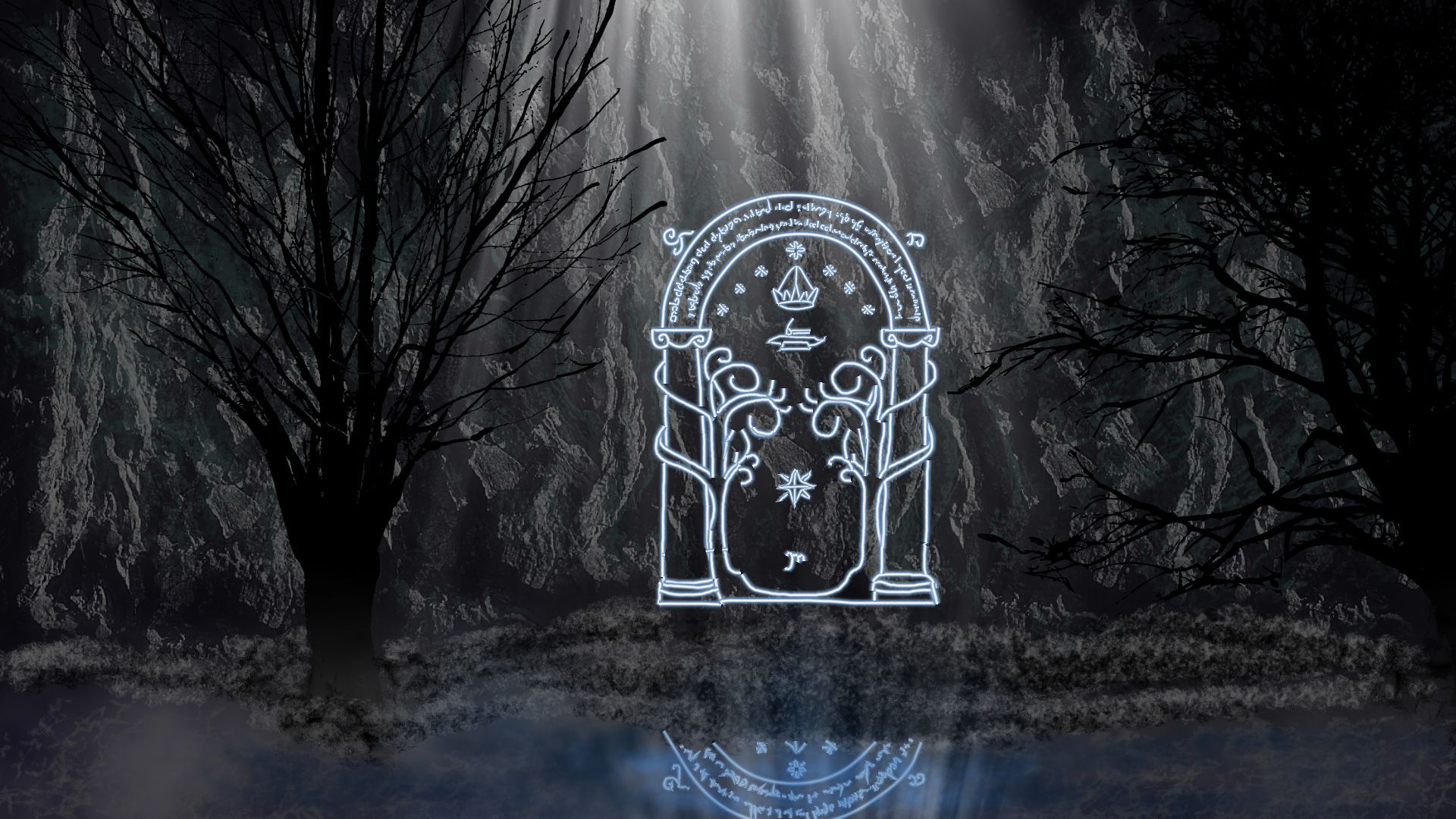 1920x1080 The Doors Of Moria by spectar22 on Newgrounds