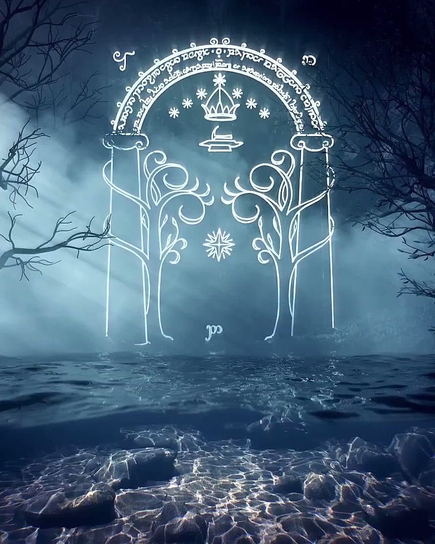 850x1063 At the gates of moria HD wallpaper