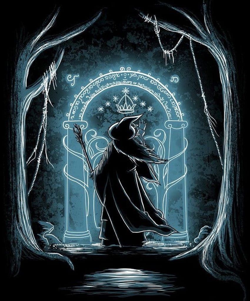 850x1025 At the gates of moria HD wallpaper