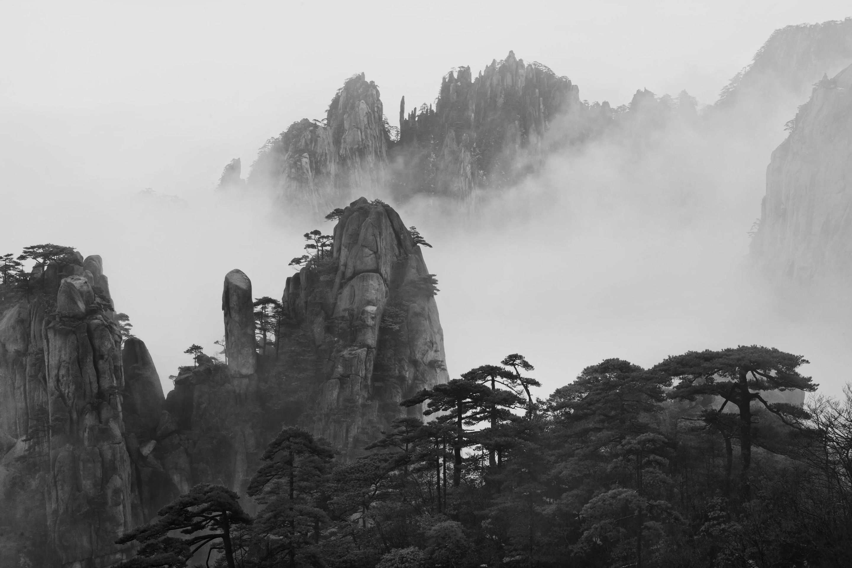 2880x1920 Wall mural Huangshan from Scandiwall. wallpassion.co.uk